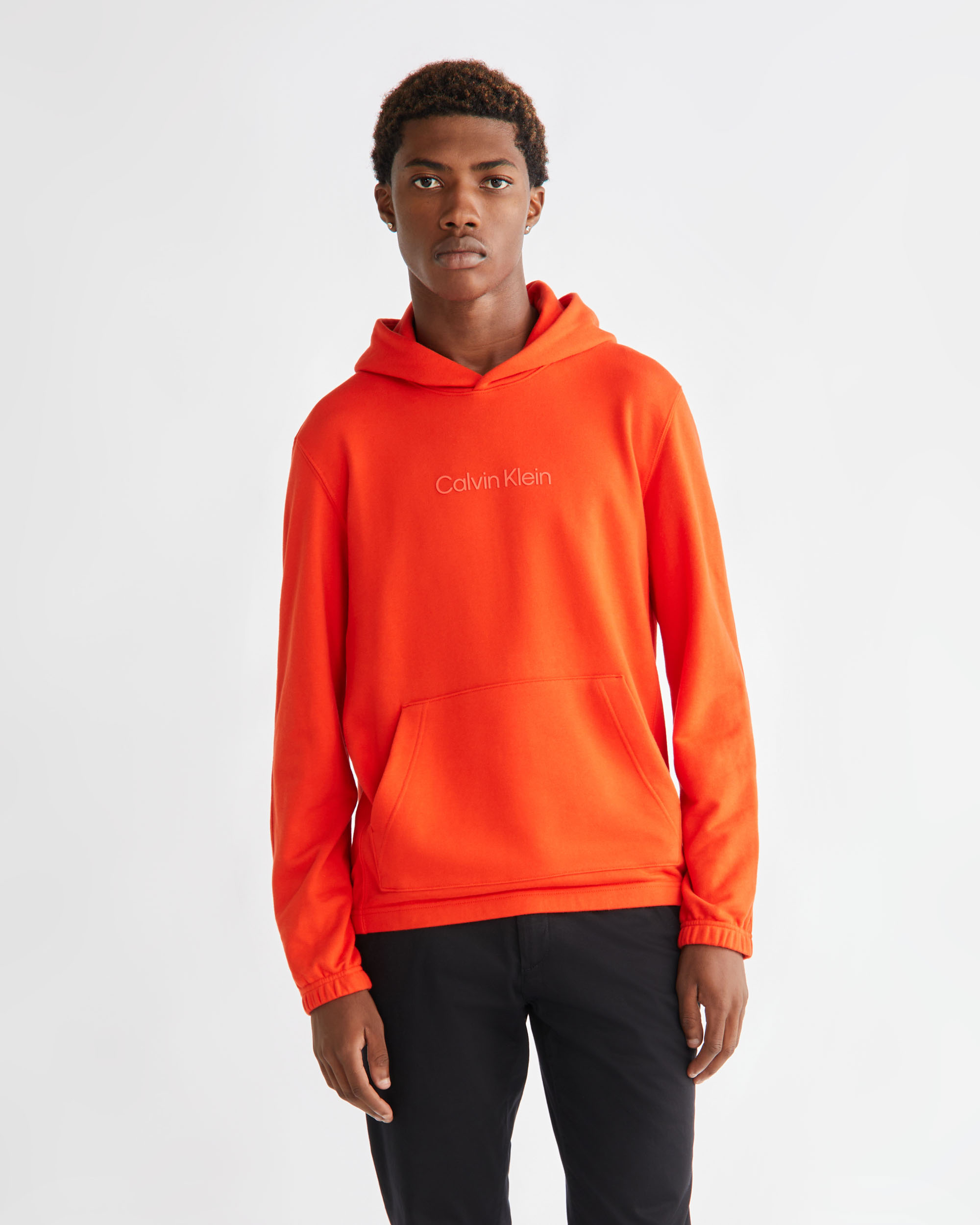 Calvin klein hotsell orange hoodie