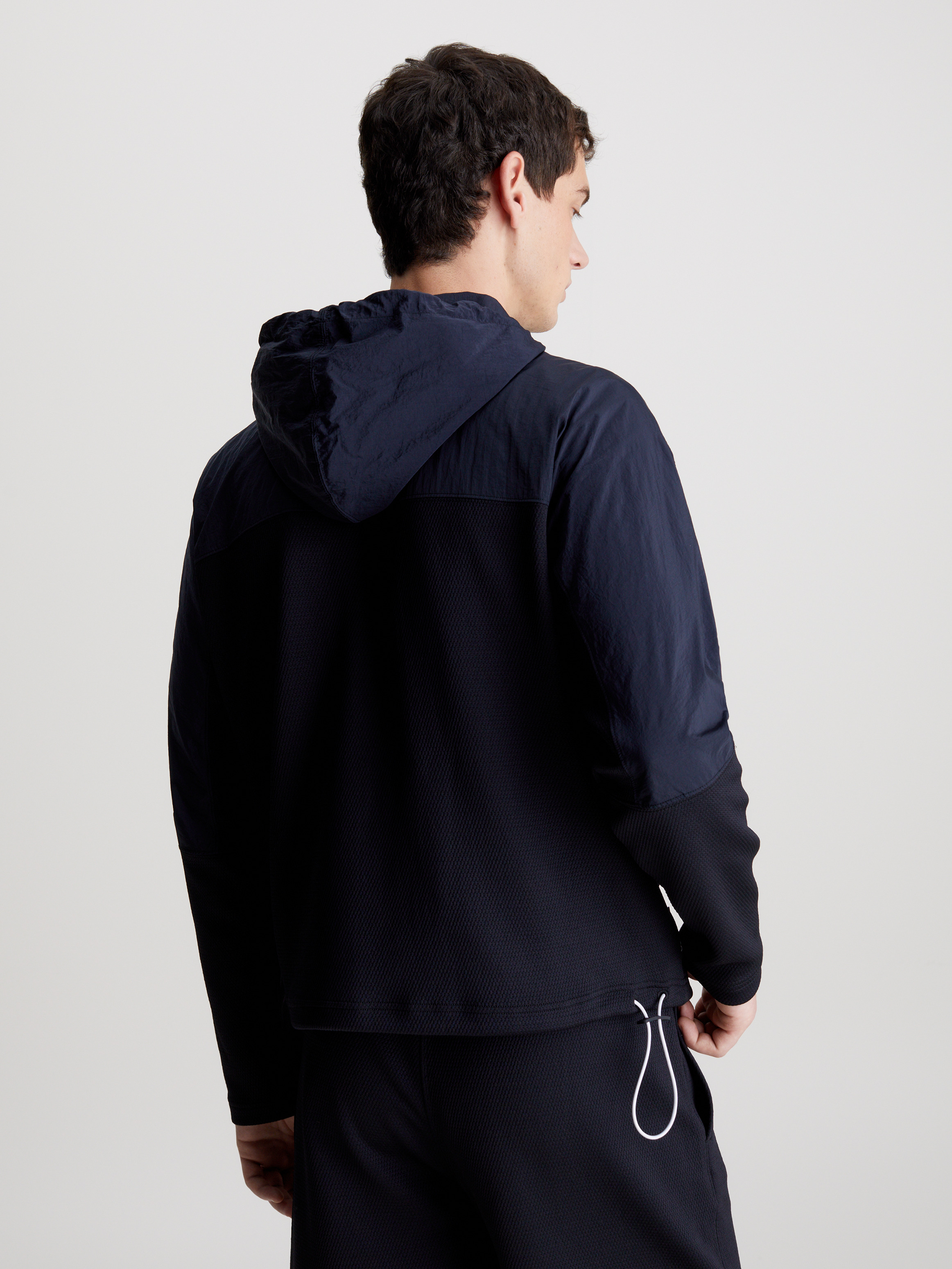 Jacquard Zip Up Hoodie | Calvin Klein