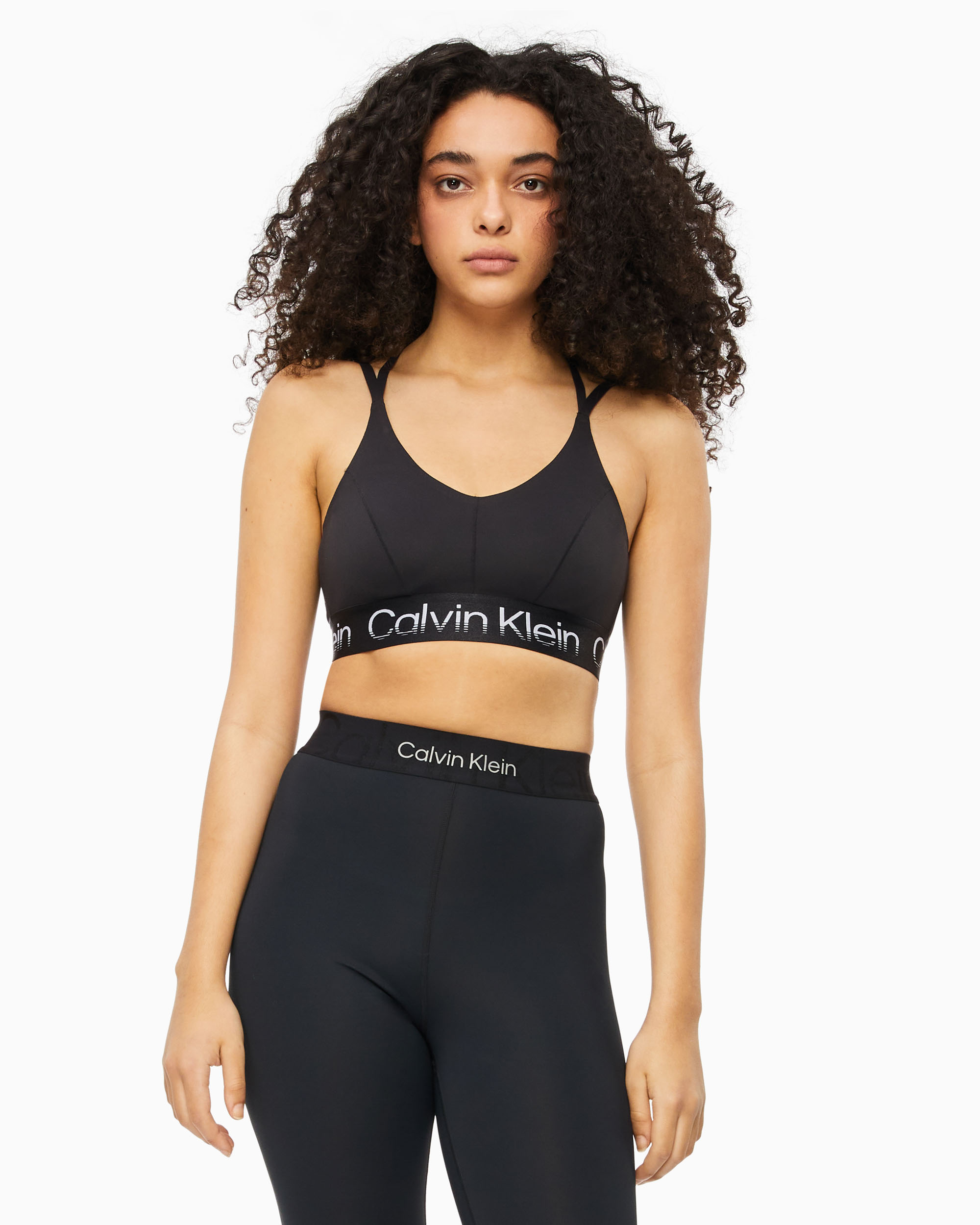 Calvin klein leggings and sports best sale bra