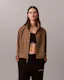 Cropped Zip Up Jacket