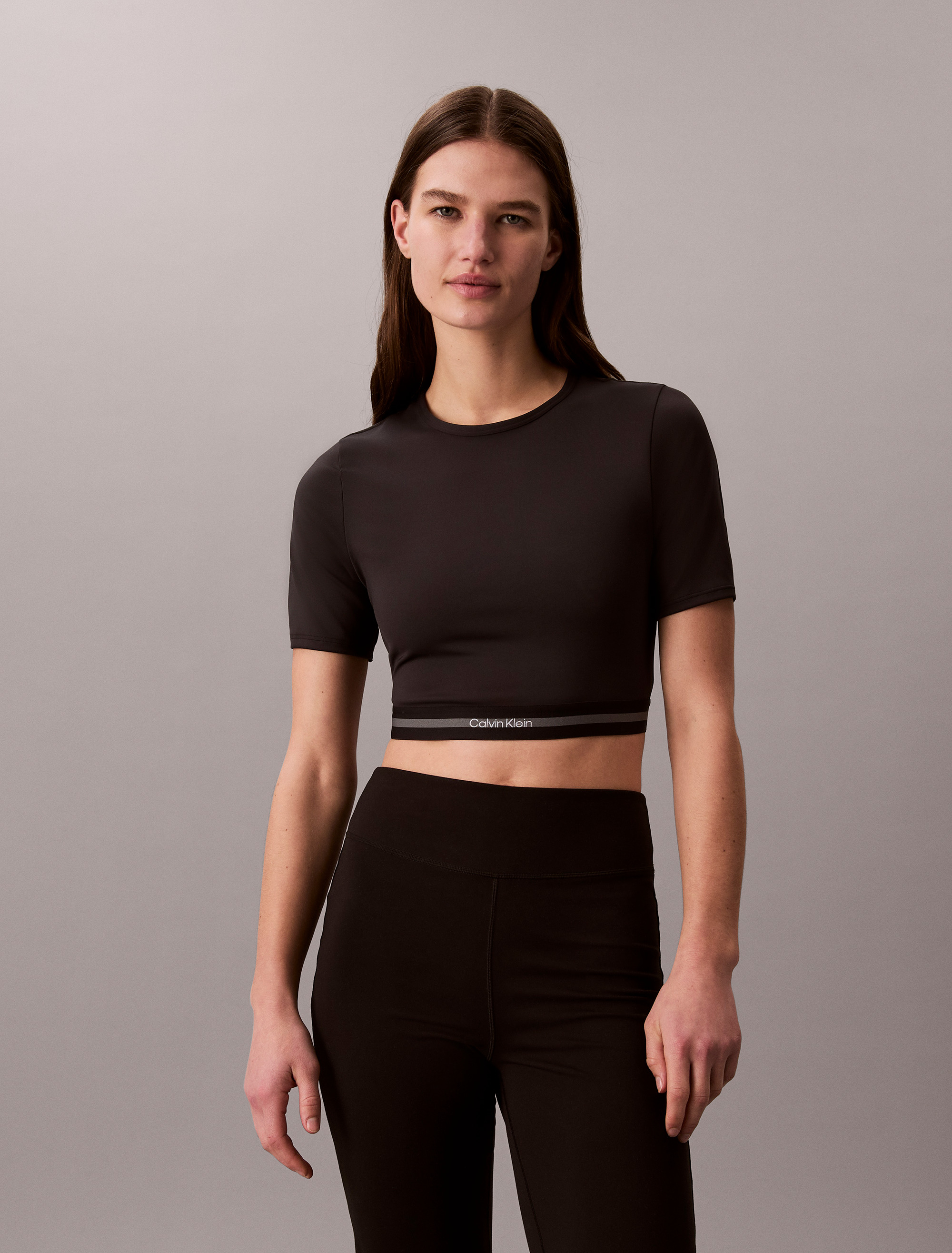 Cropped Quick Dry Performance Gym T-shirt