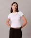 Breathable Quick Dry Cropped Travel T-Shirt