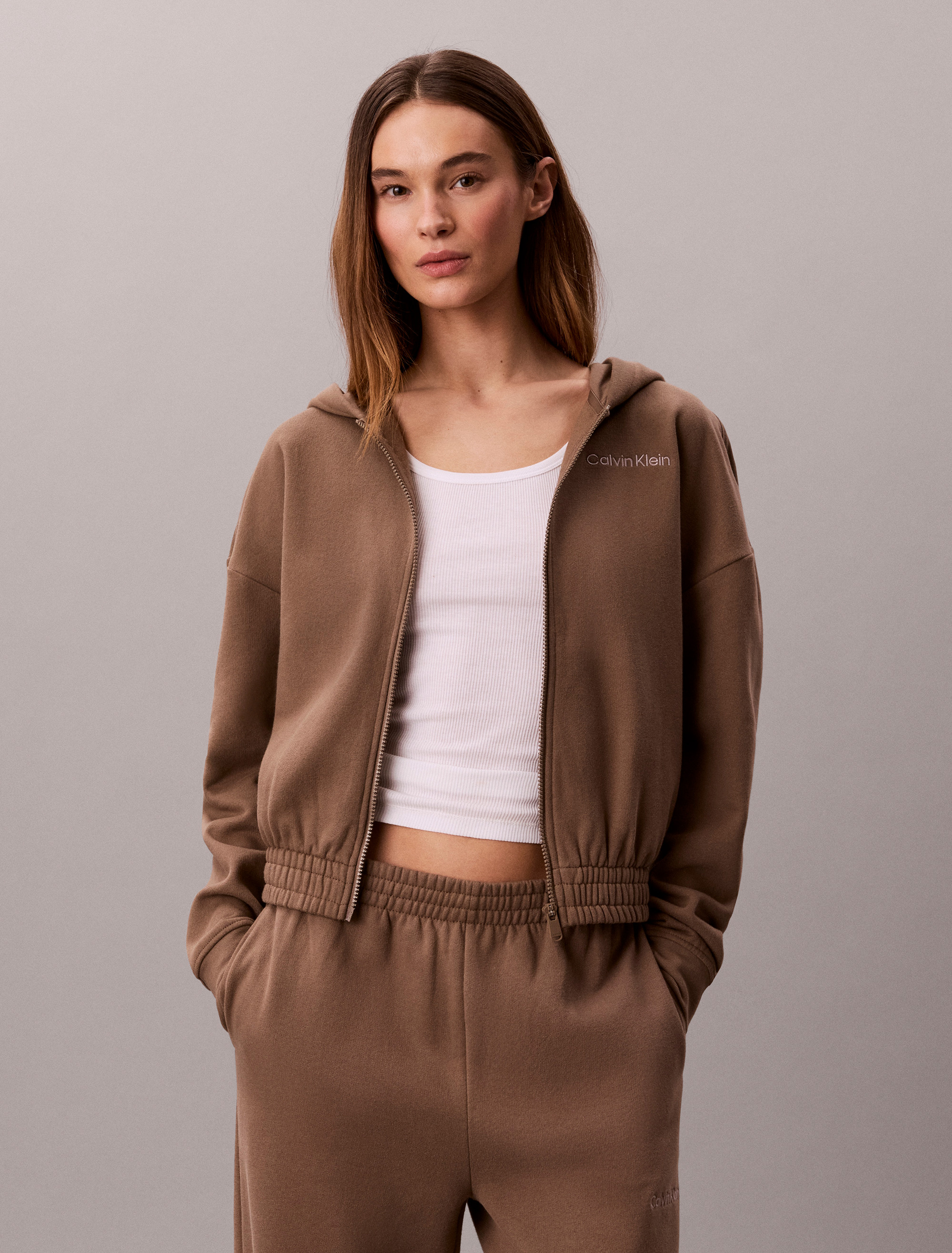 French Terry Zip Hoodie