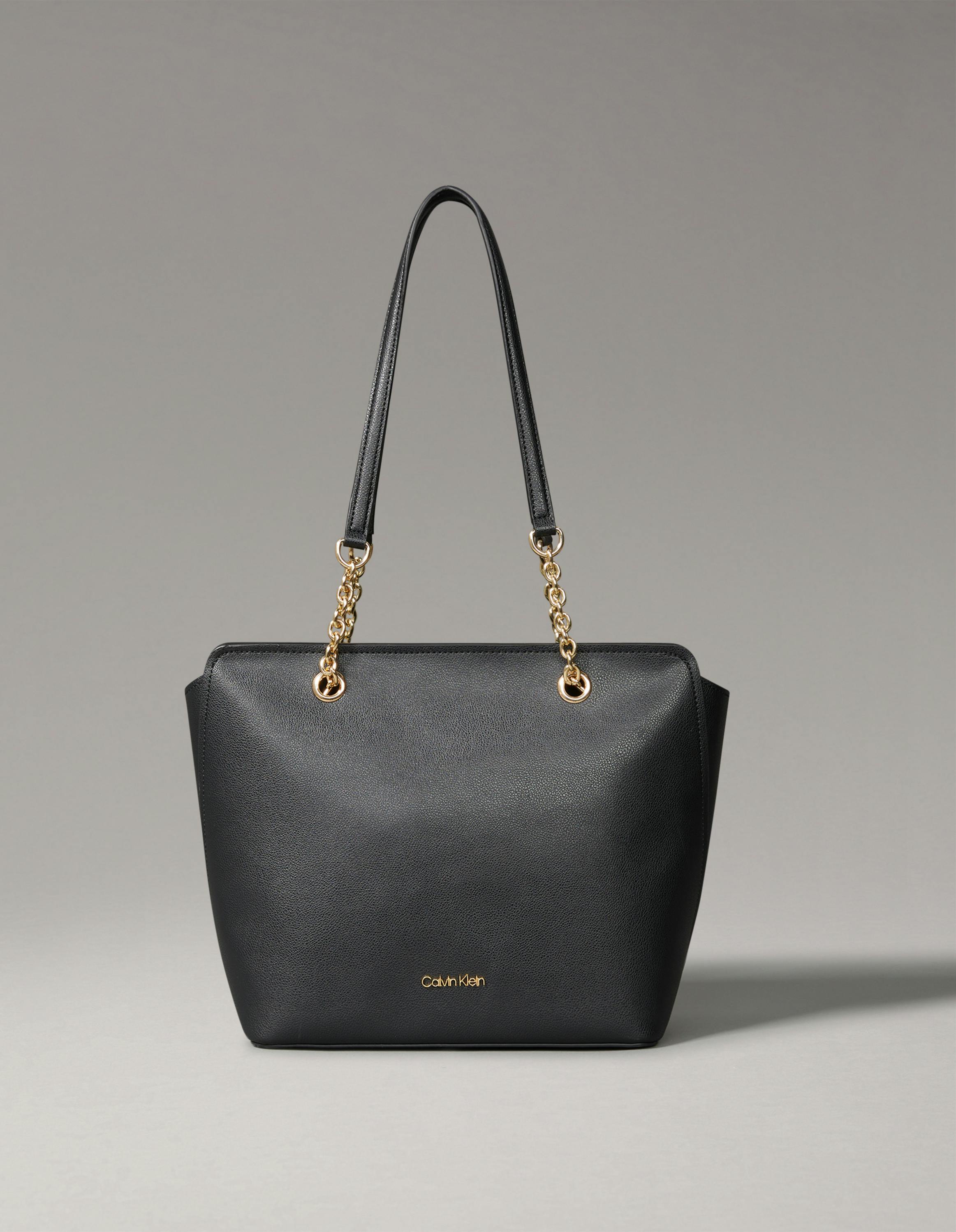 Hailey Pebble Tote Bag Bags Calvin Klein