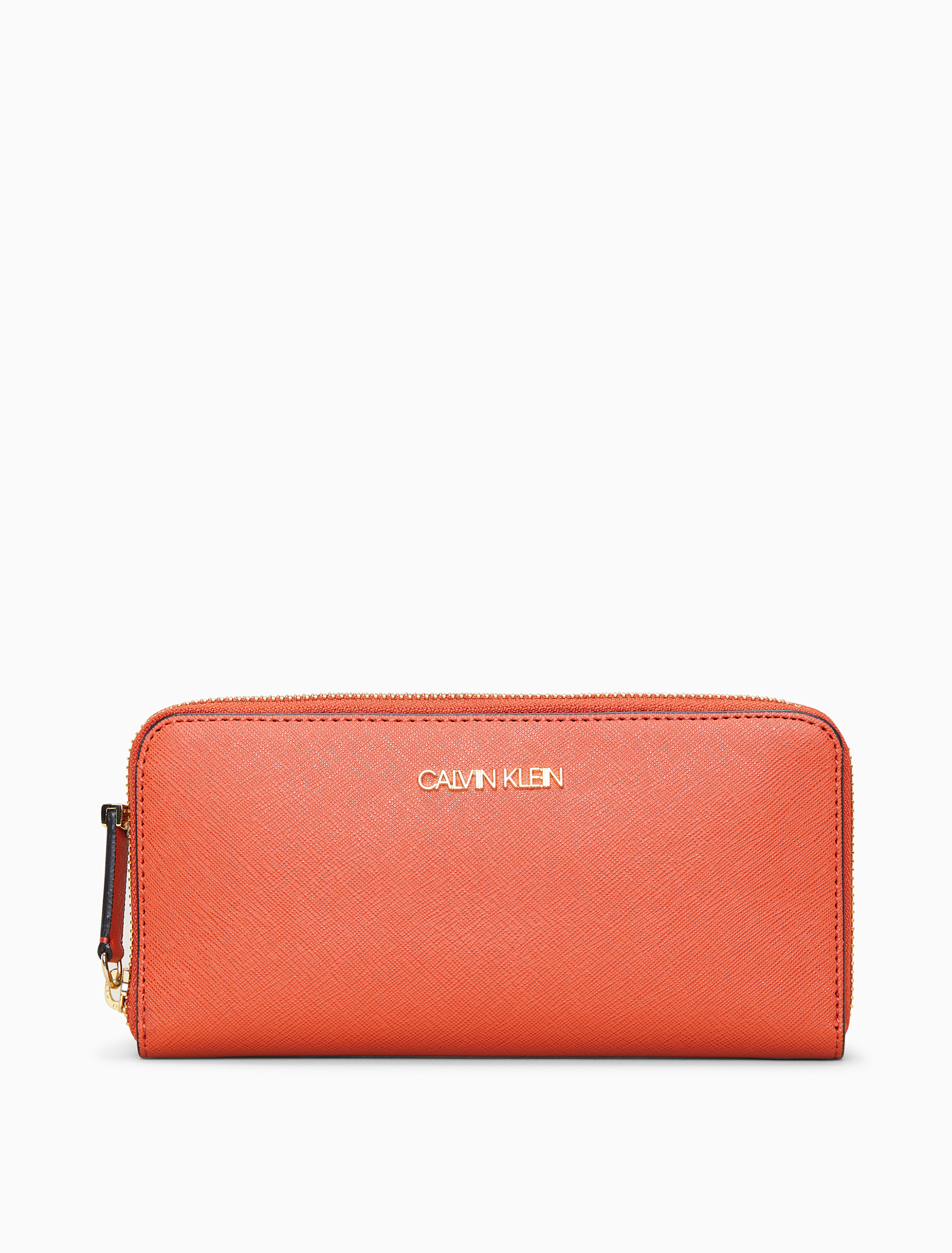 calvin klein orange wallet