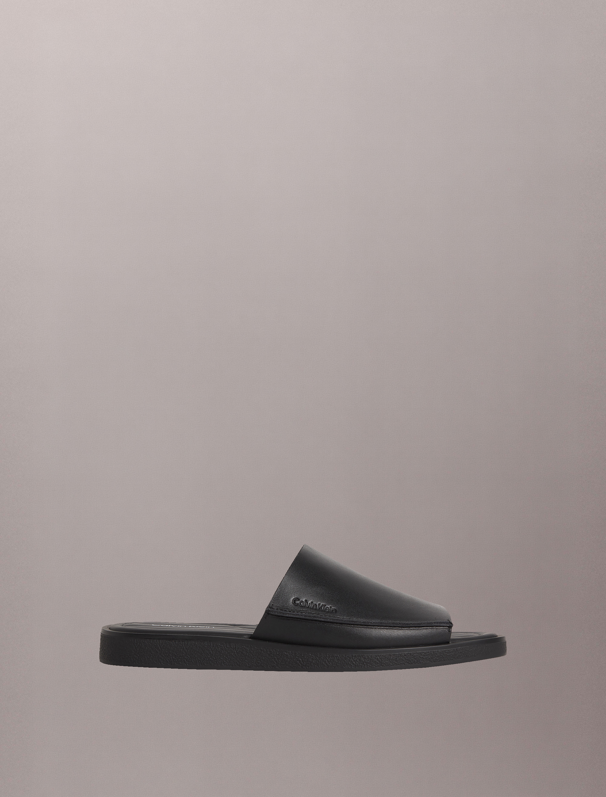Alonso Leather Slider Sandals