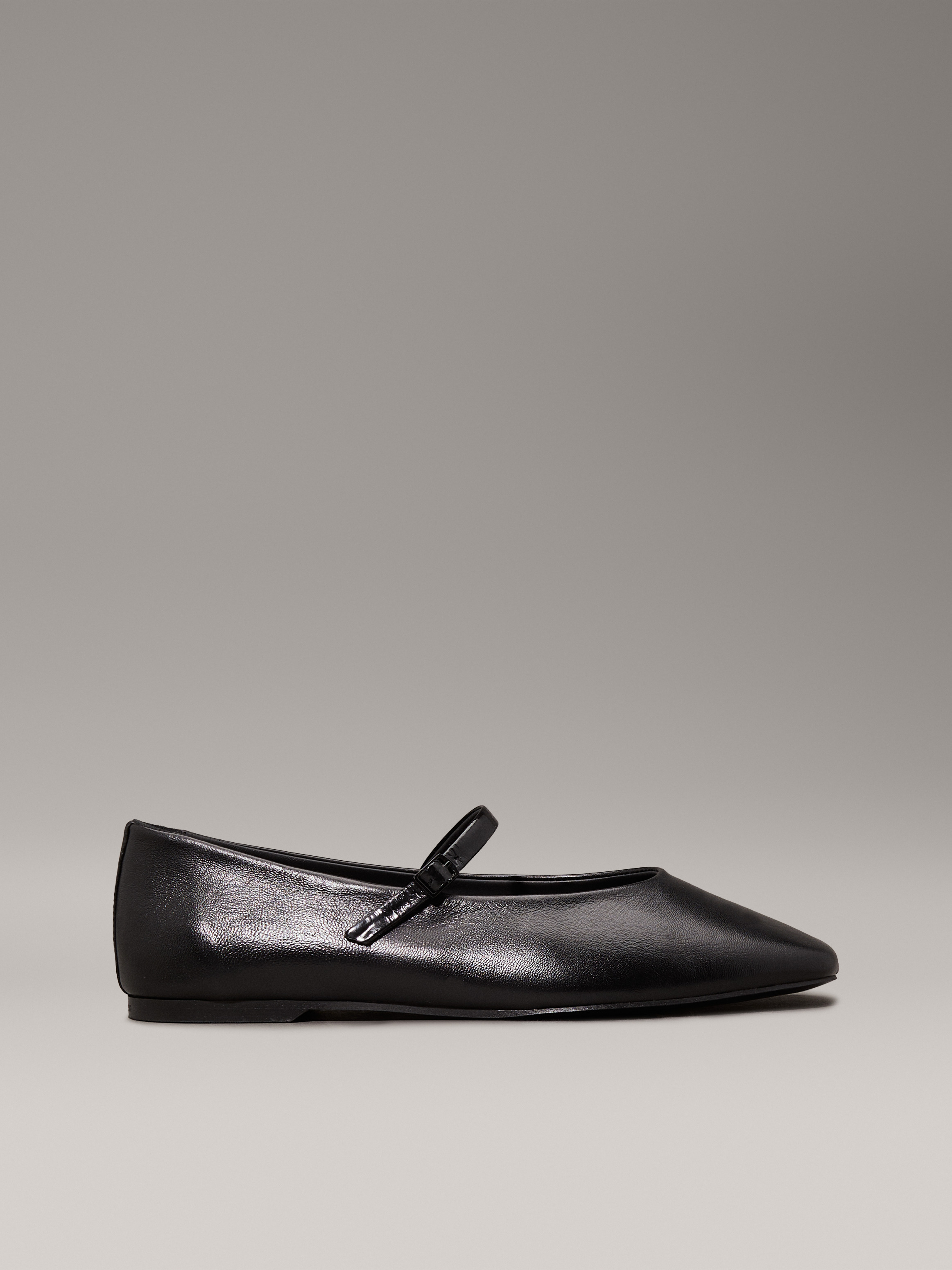 Leather Mary Jane Ballerinas