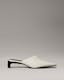 Leather Kitten Heel Mules