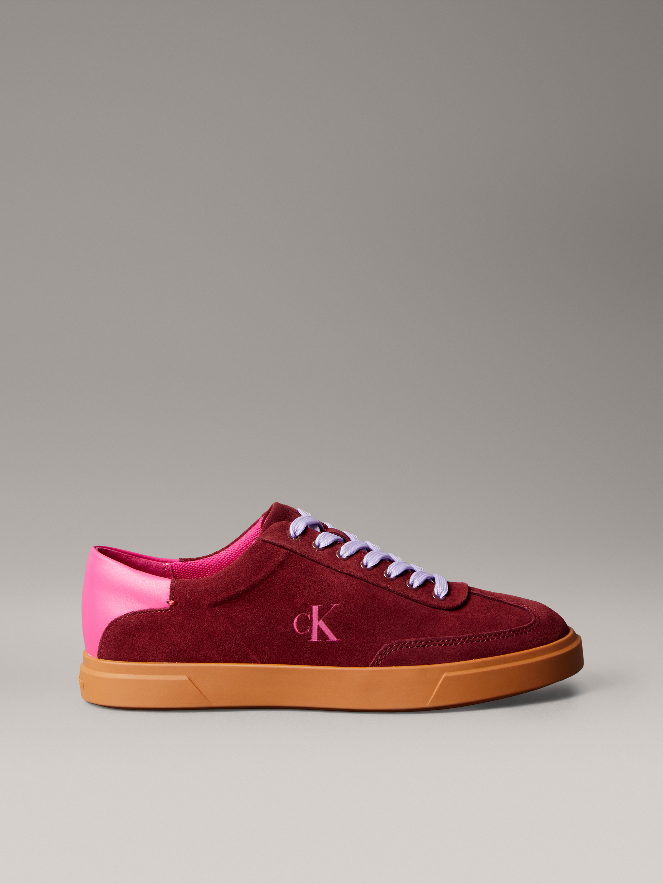 Suede Signature Logo Trainers