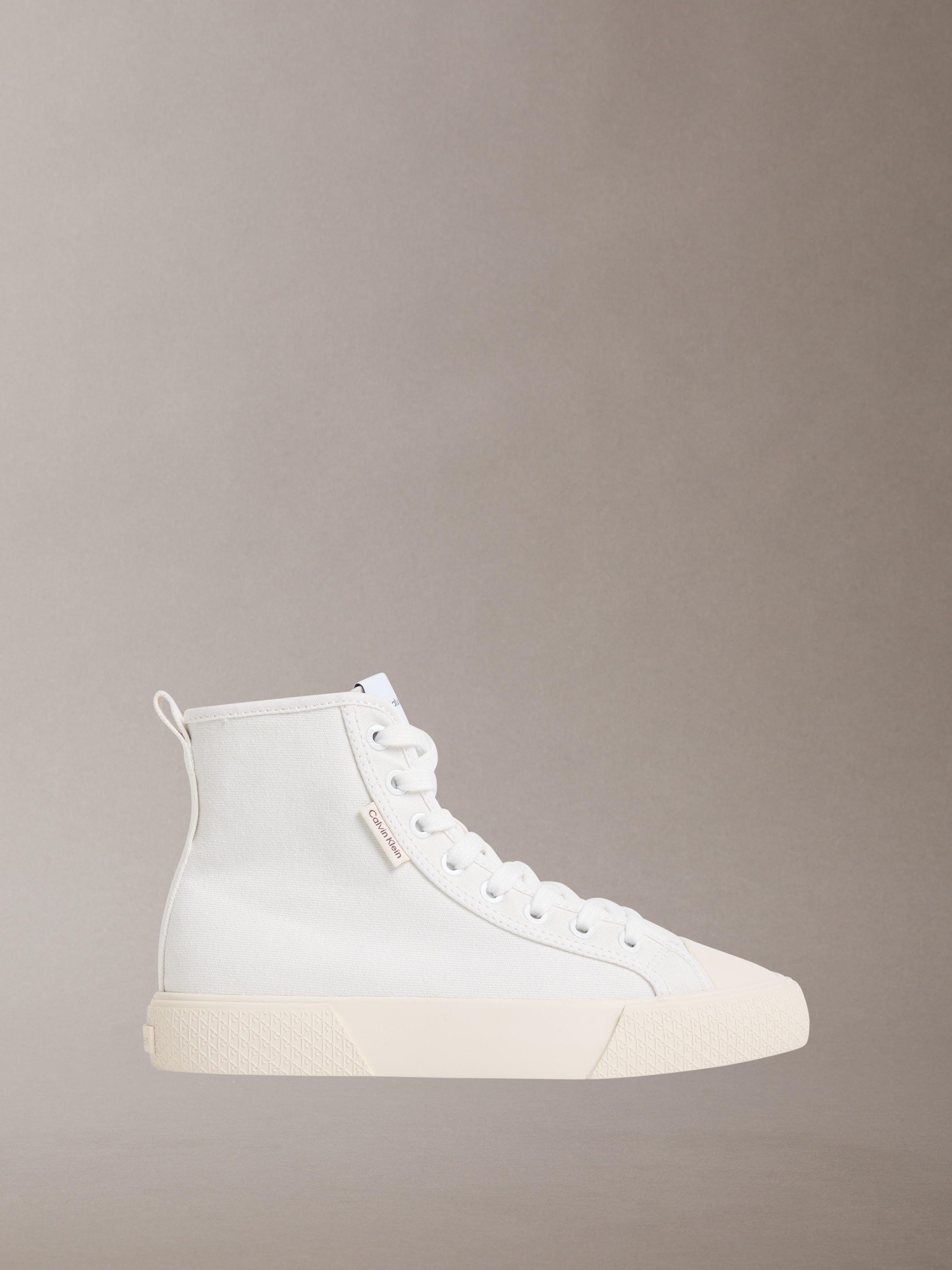 Vivy Canvas High-Top Logo Trainers