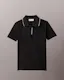 Boys Stretch Pique Tipping Polo Shirt