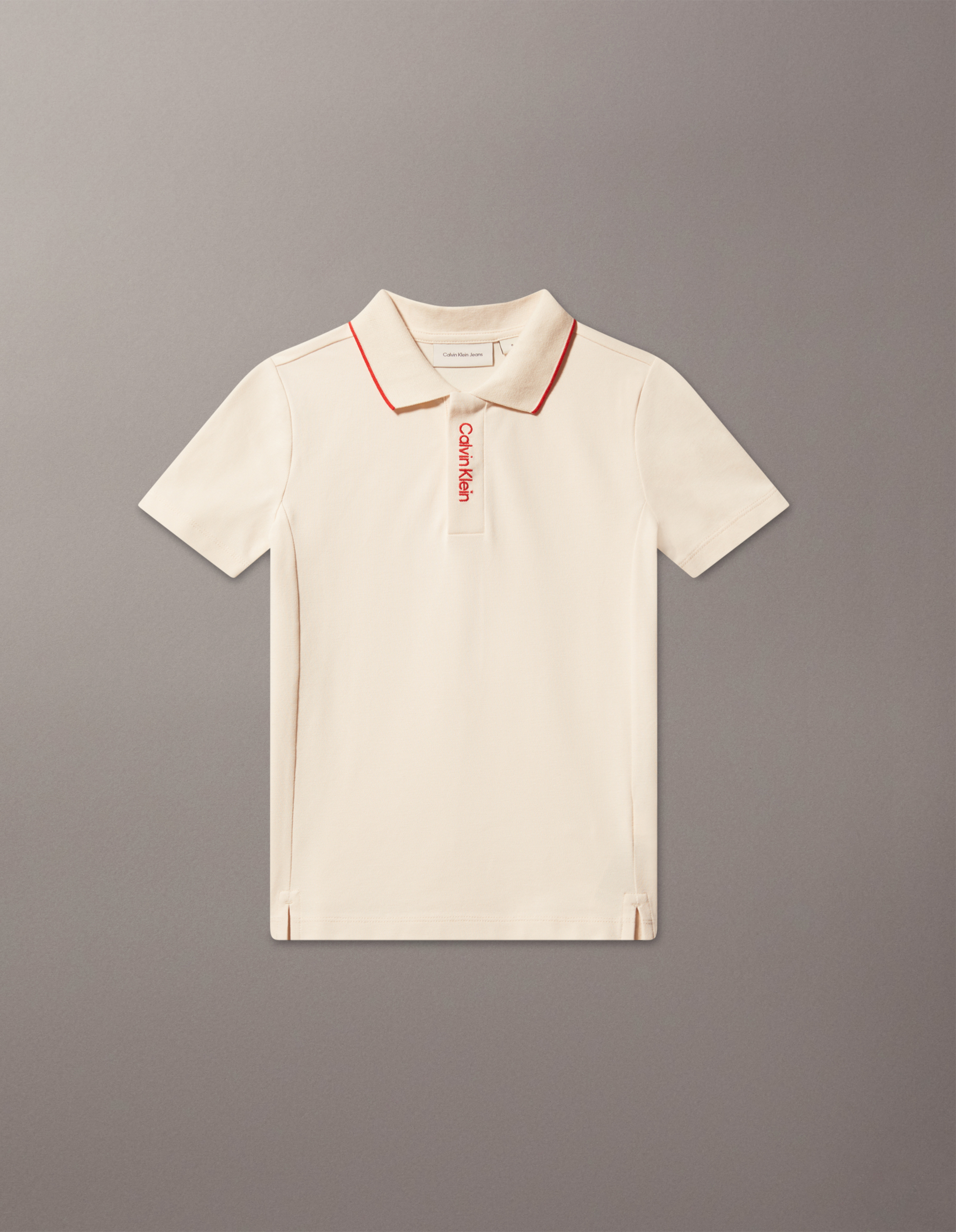 Boys Stretch Pique Tipping Polo Shirt