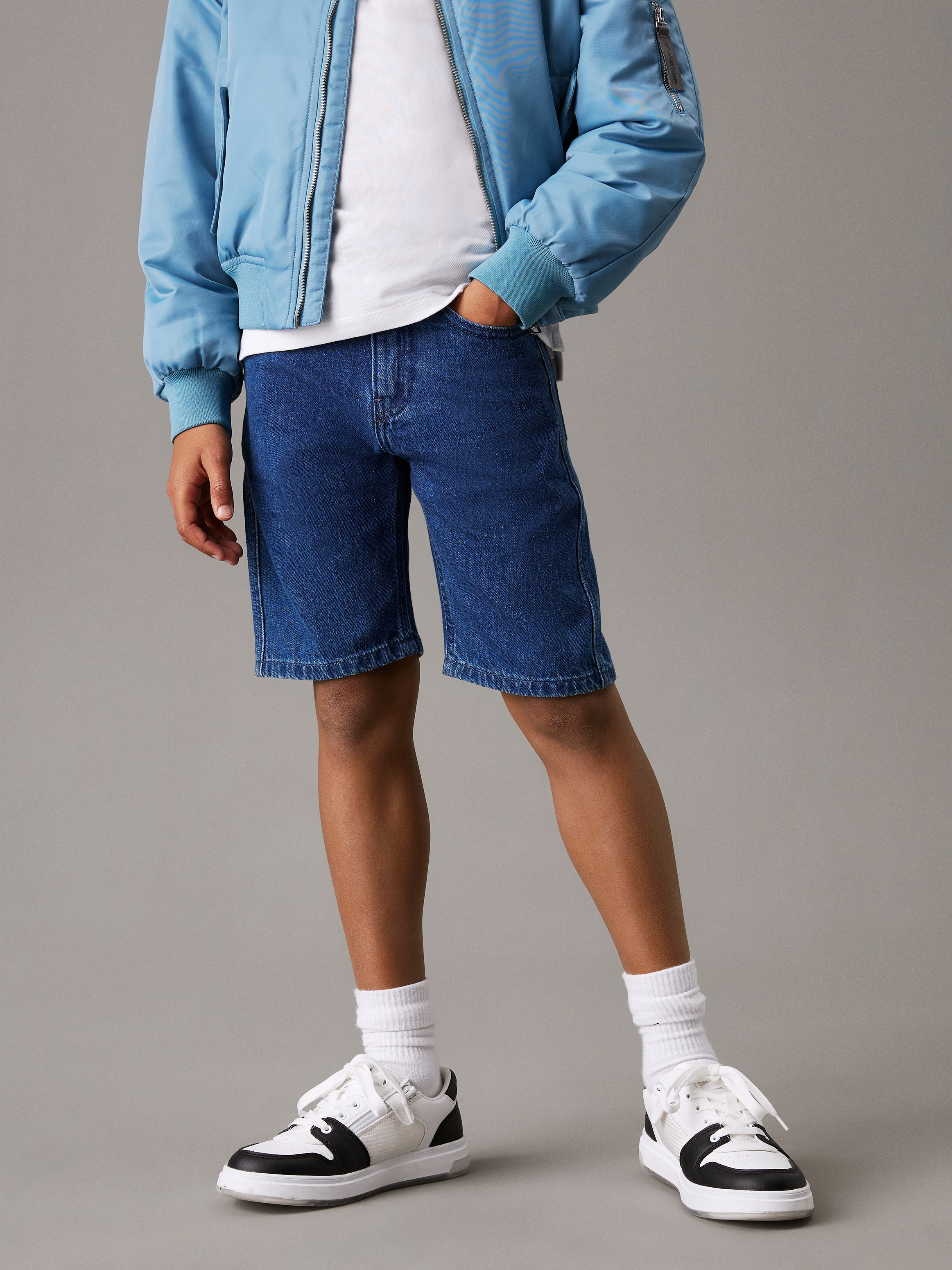 Boys Relaxed Denim Shorts