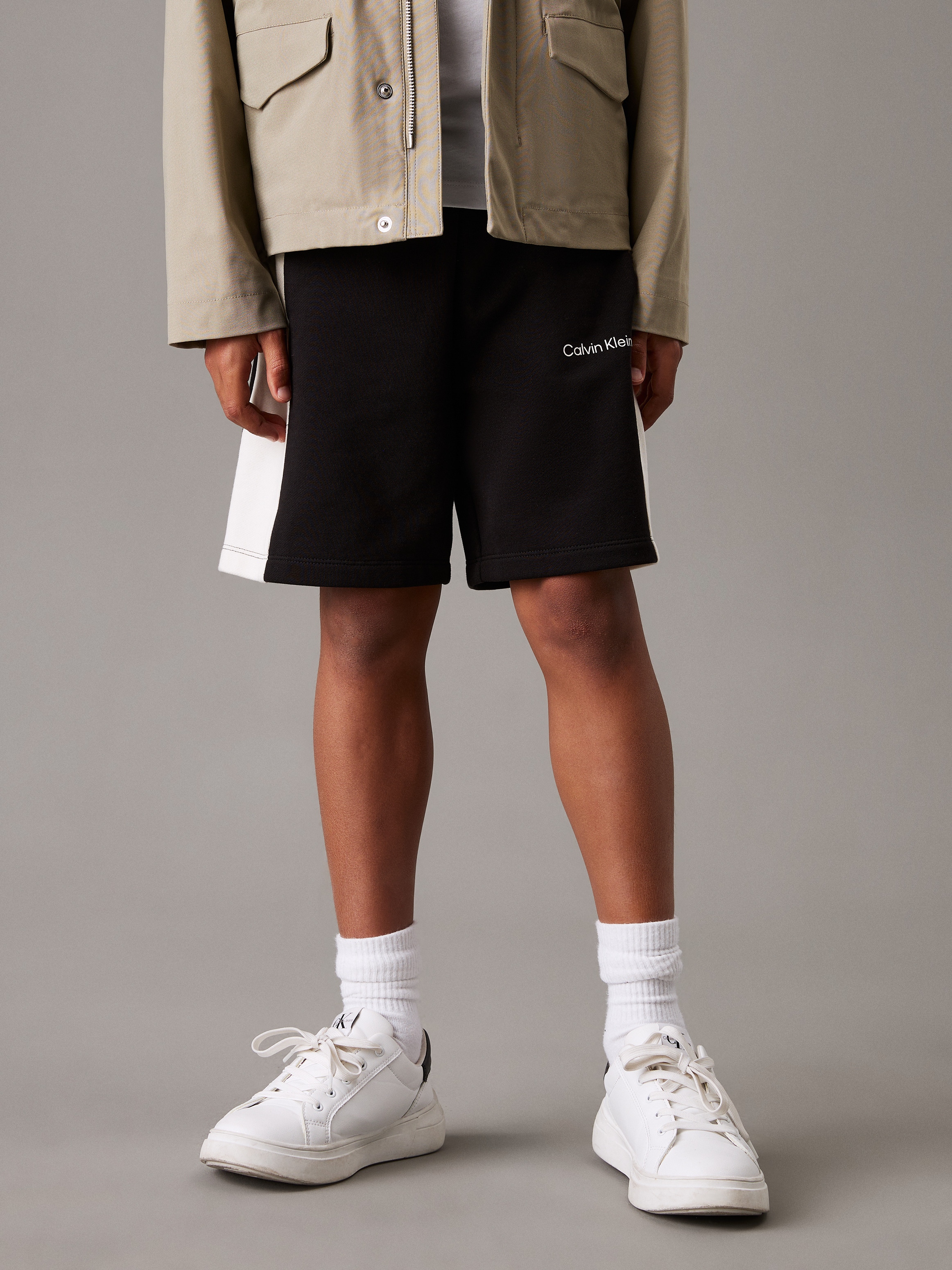 Boys Relaxed Colourblock Jogging Shorts