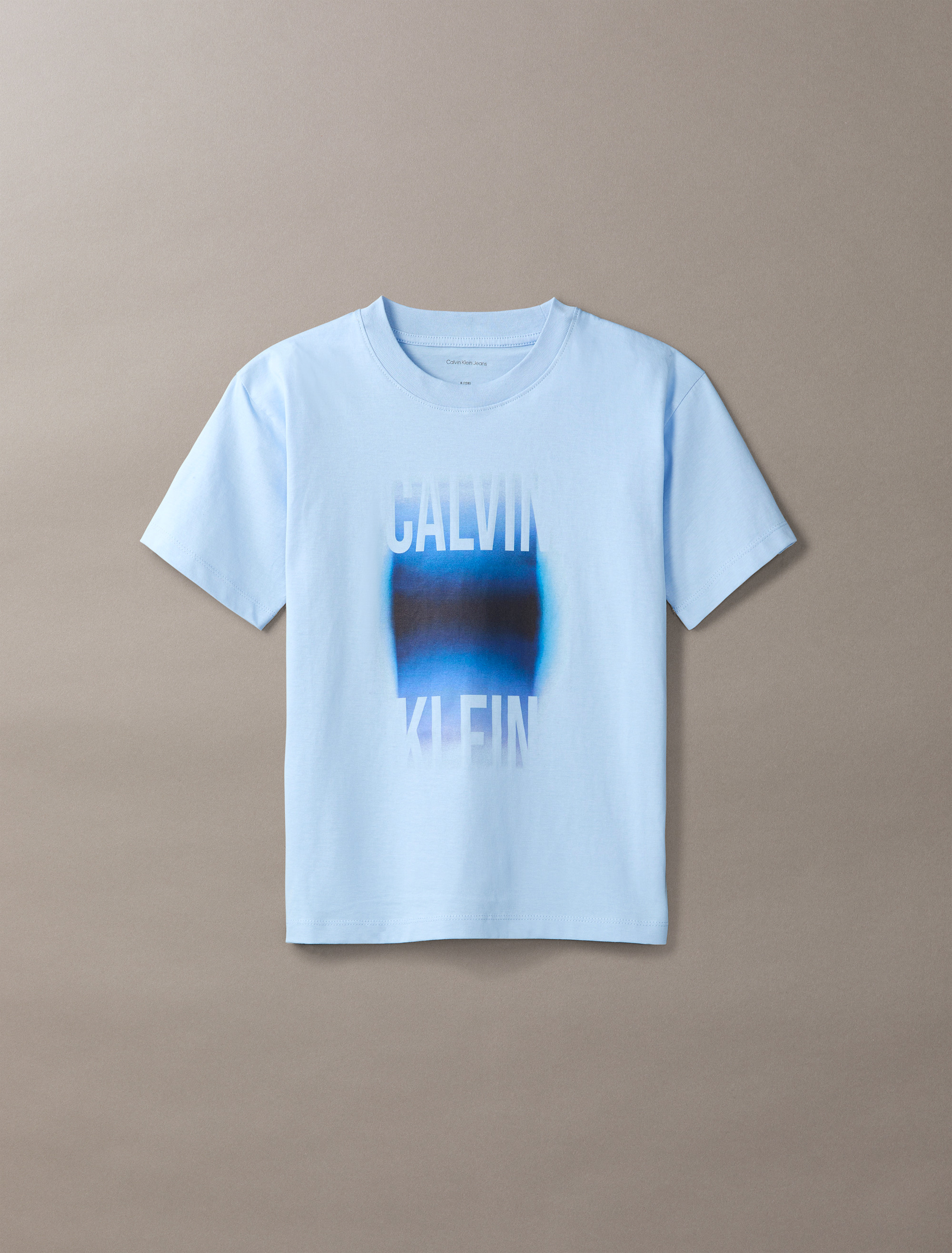 Boys Gradient Graphic Logo T-Shirt