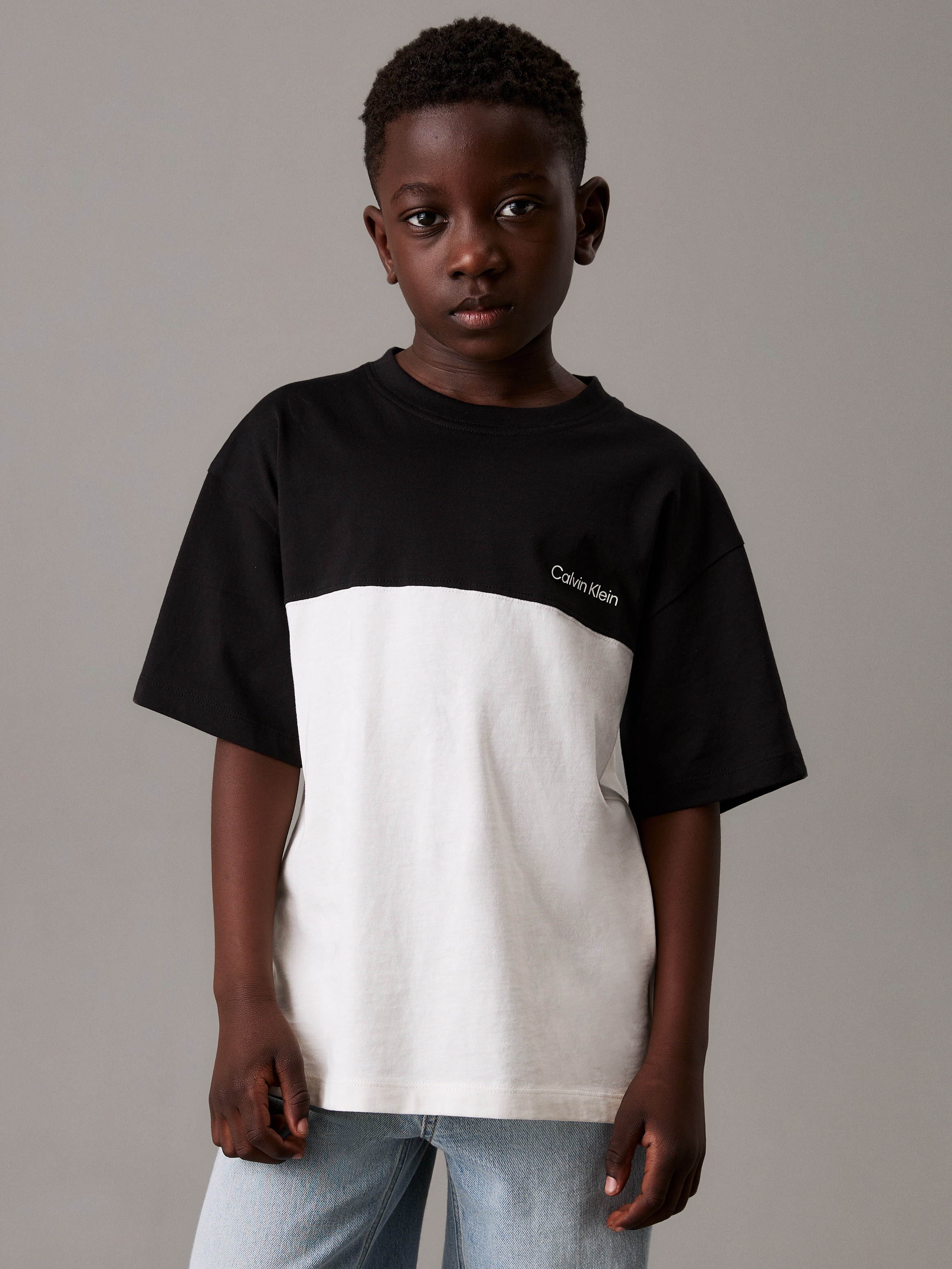 Boys Oversized Colourblock T-Shirt