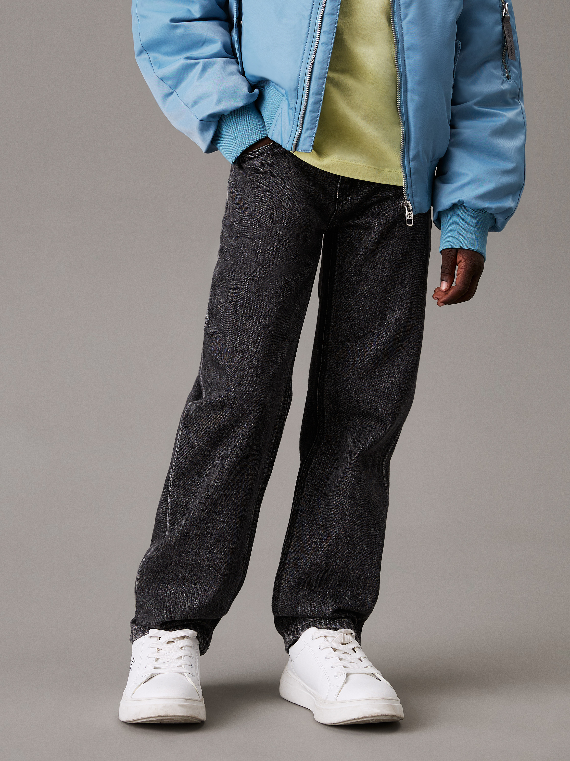 Boys Mid Rise Straight Jeans