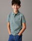 Boys Stretch Pique Polo Shirt