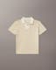 Boys Linen Blend Polo Shirt