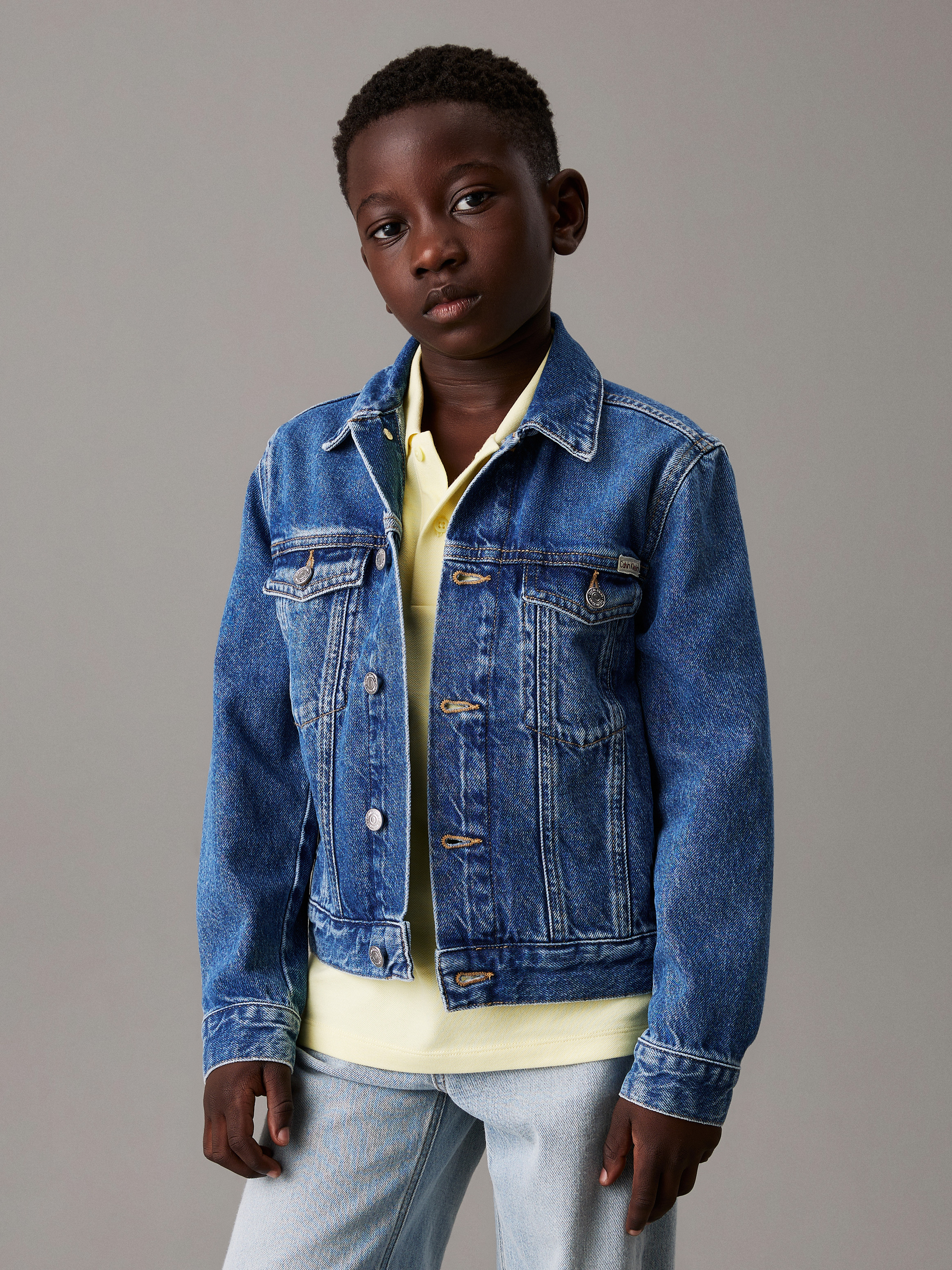 Boys Slim Denim Trucker Jacket