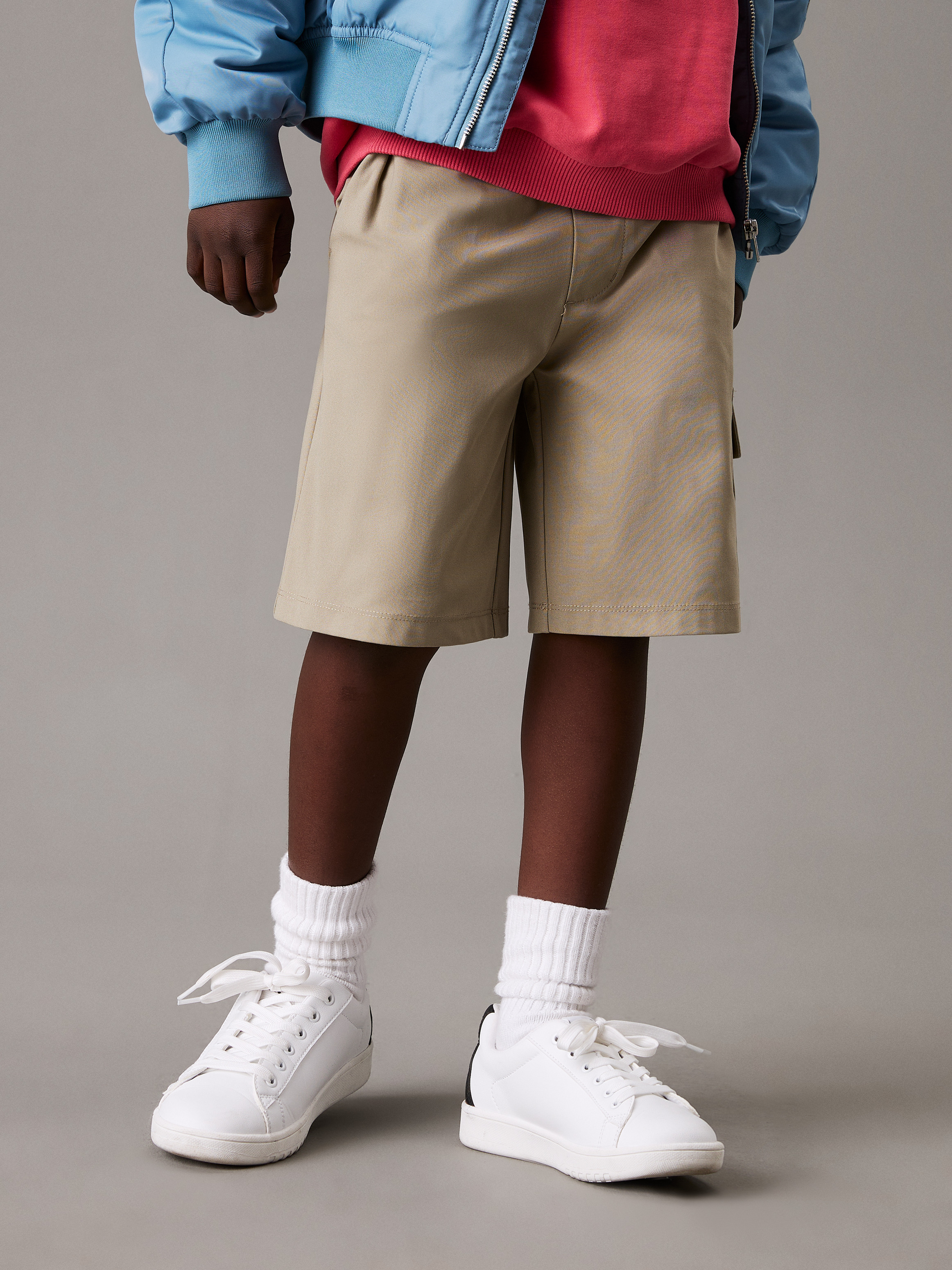 Boys Relaxed Parachute Cargo Shorts