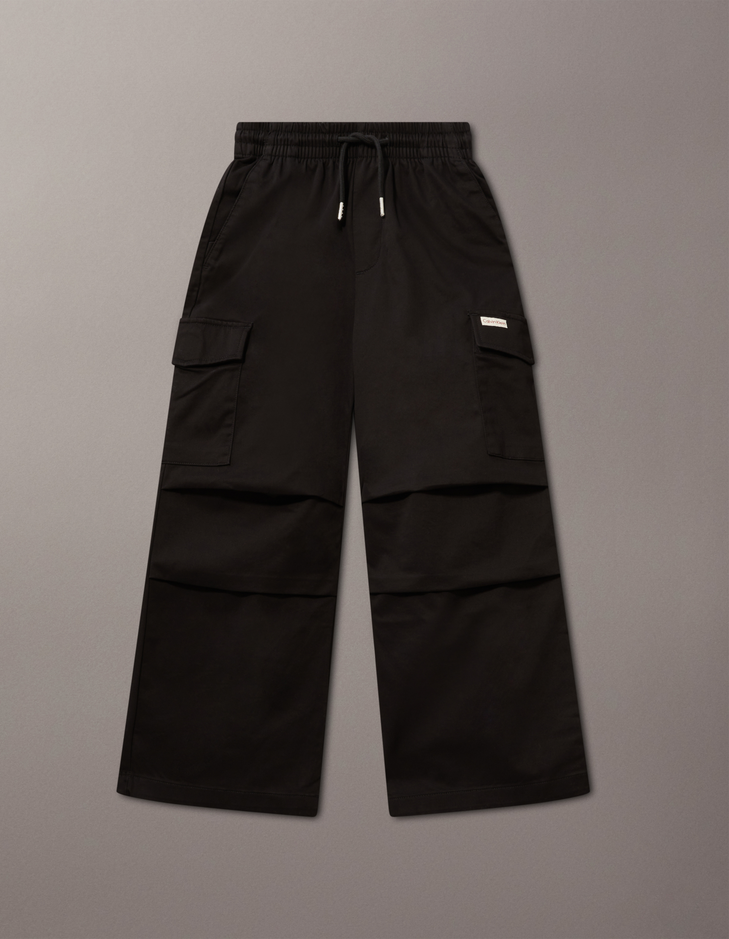 Boys Baggy Sateen Cargo Pants