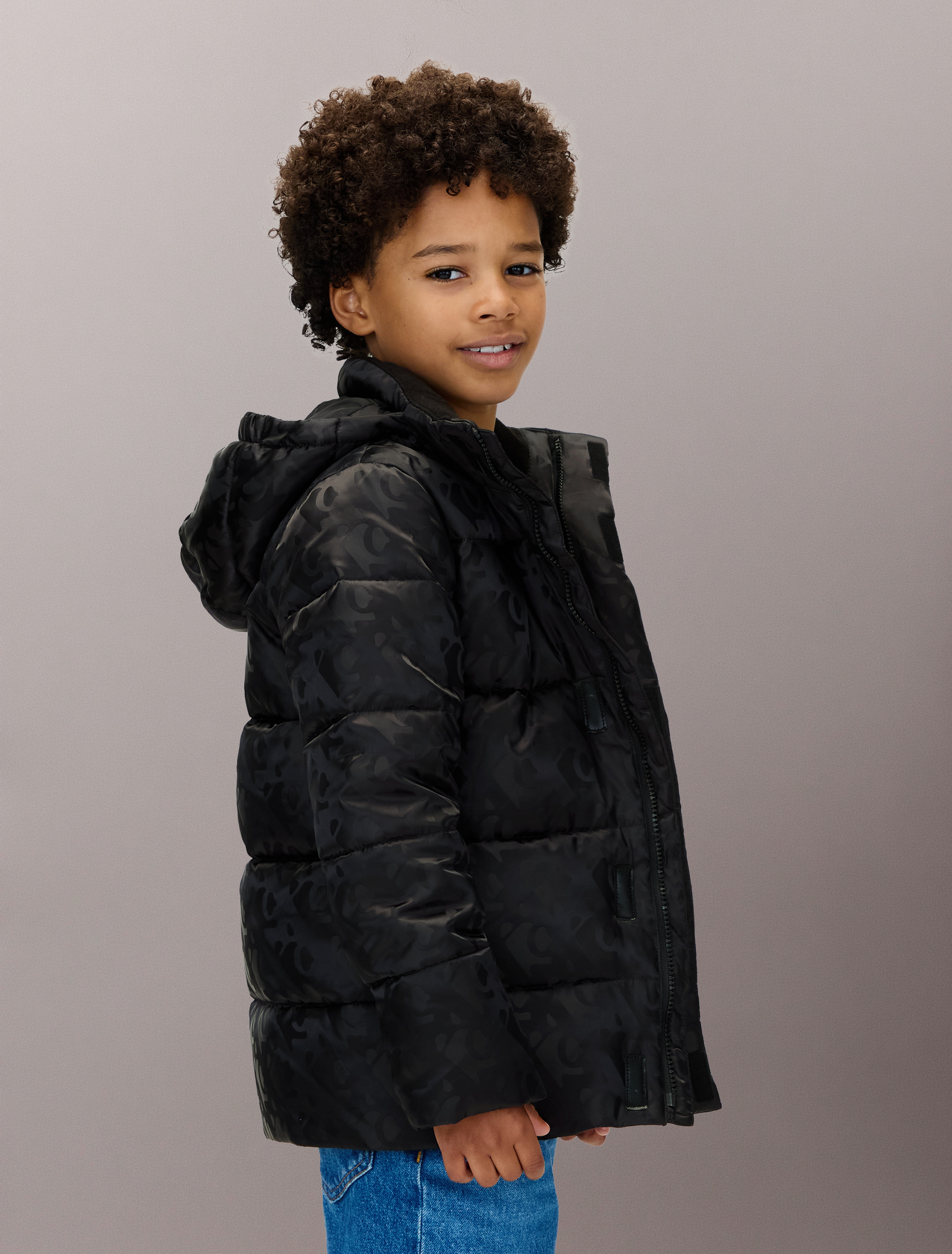 Boys Logo Puffer Jacket