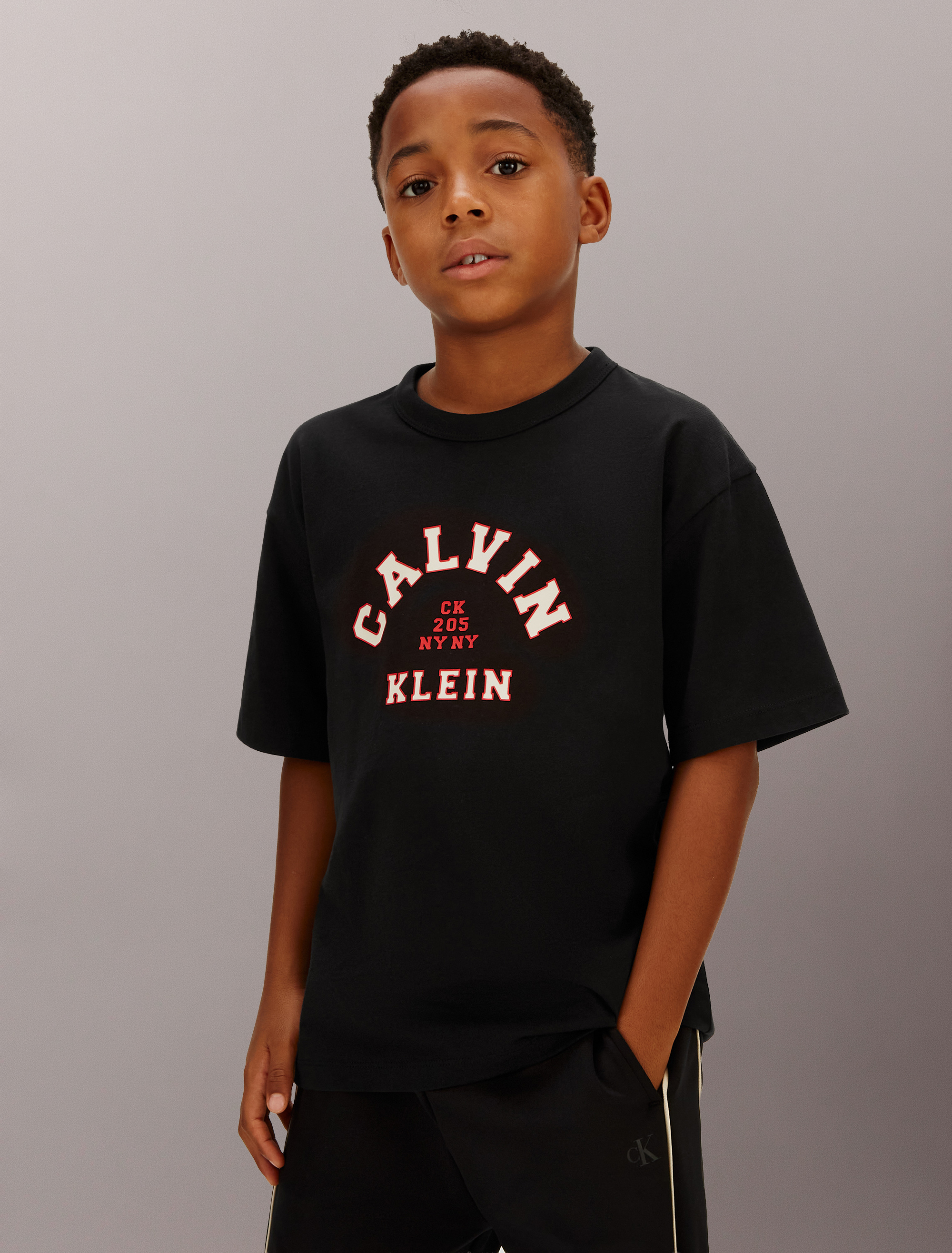 Boys Relaxed Varsity Logo T-Shirt