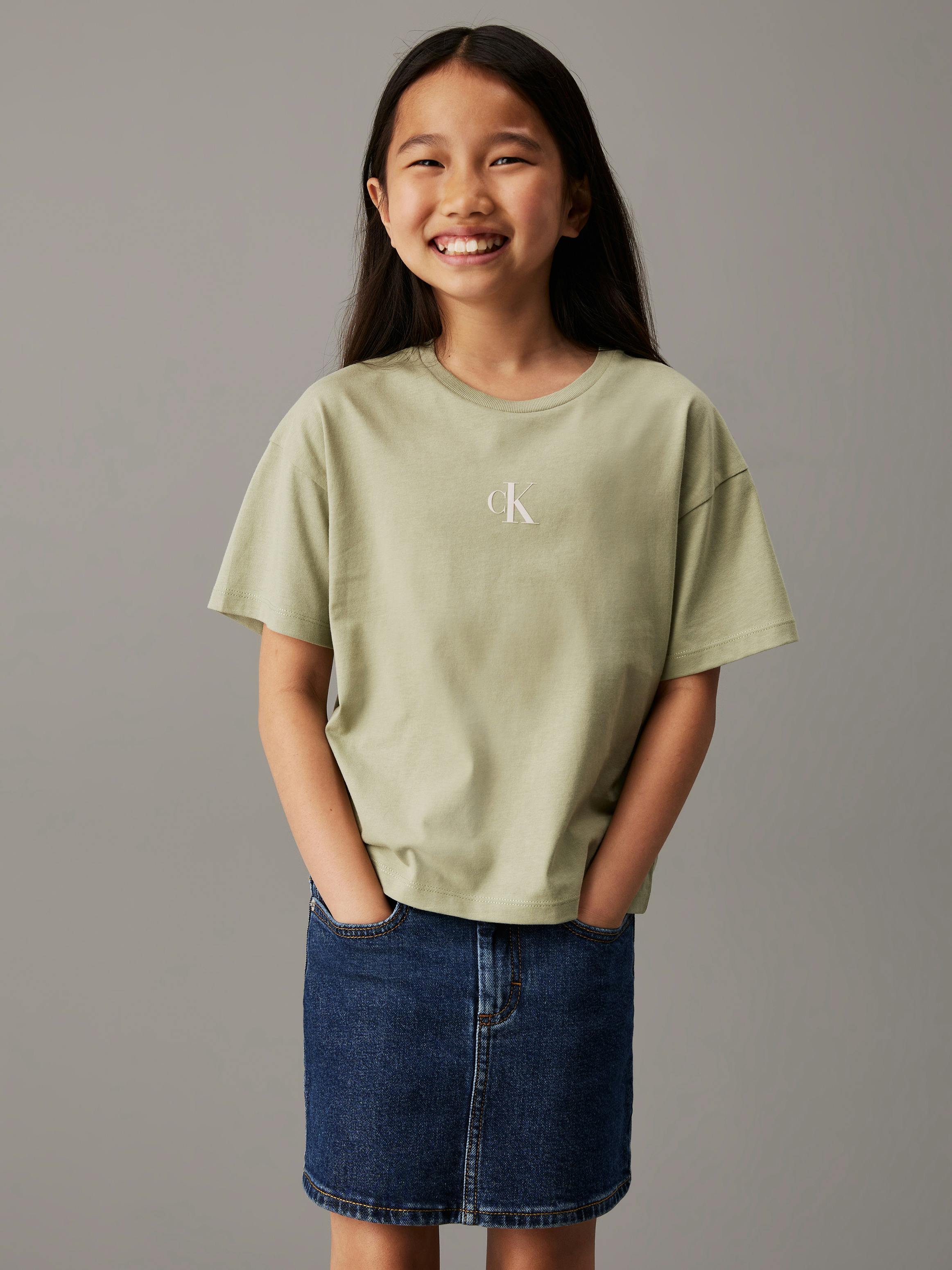 Girls Boxy T-shirt Calvin Klein