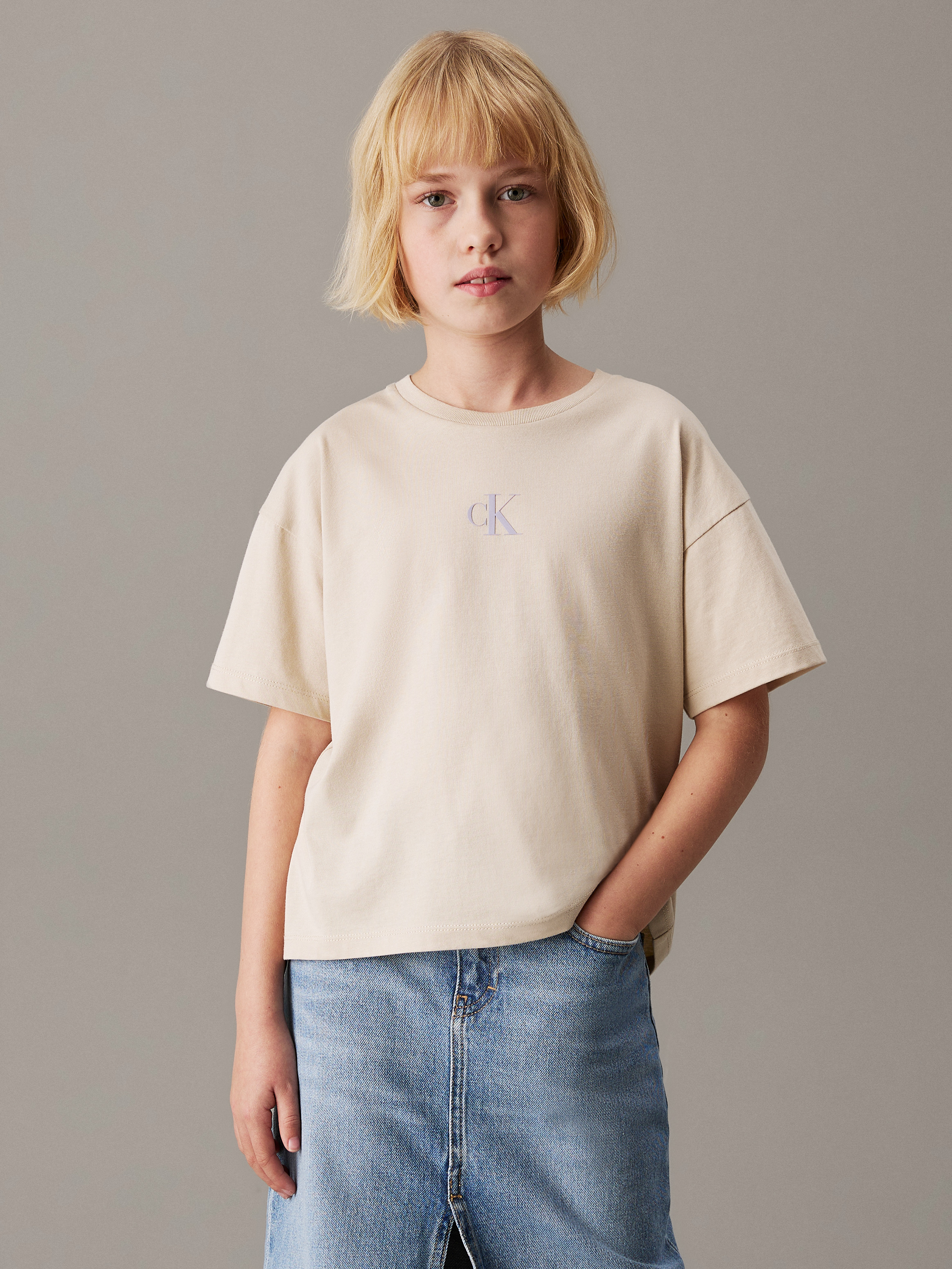 Girls Boxy T-shirt | Calvin Klein