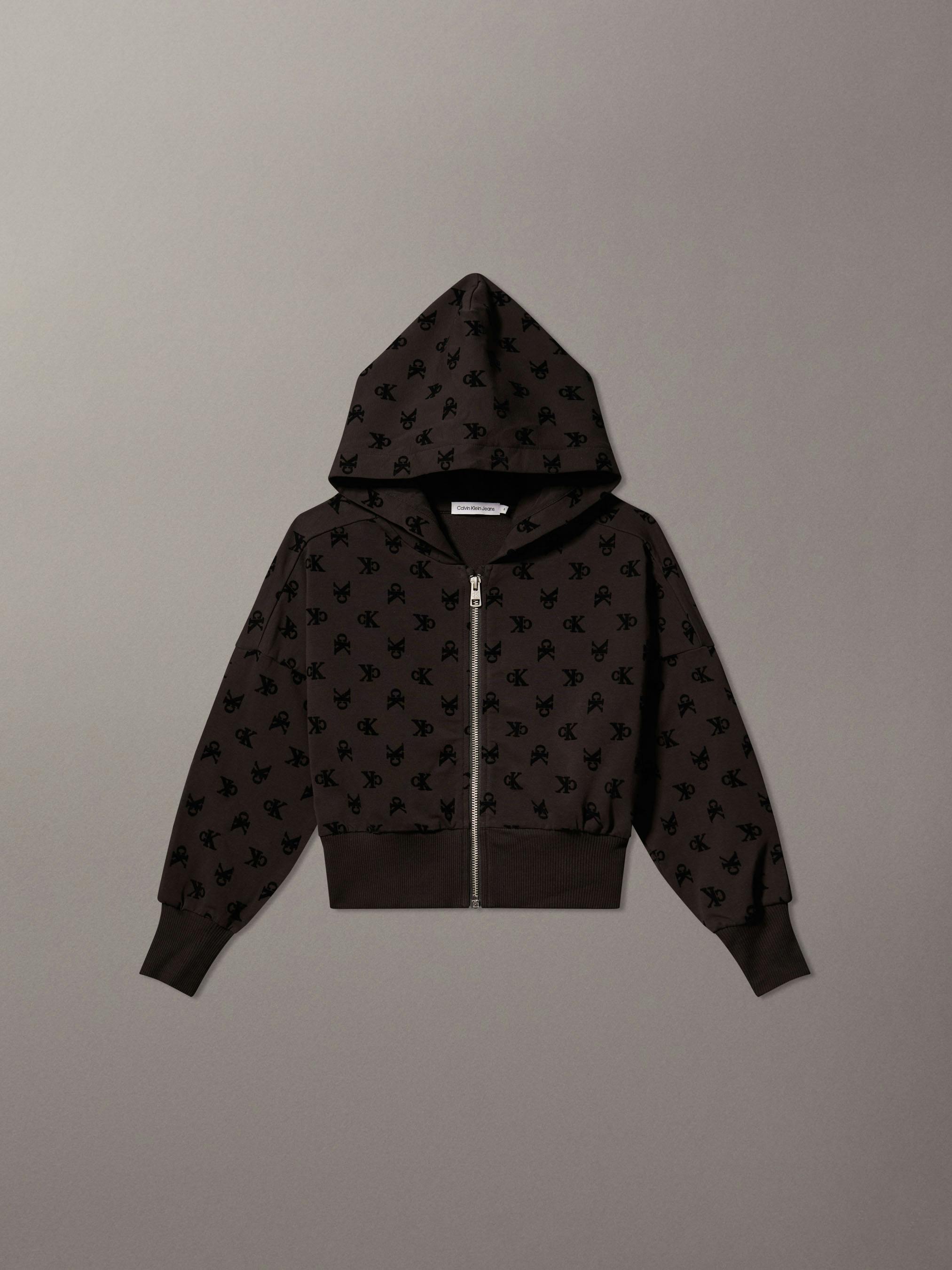 Girls Logo Zip-Through Sweatshirt Calvin Klein