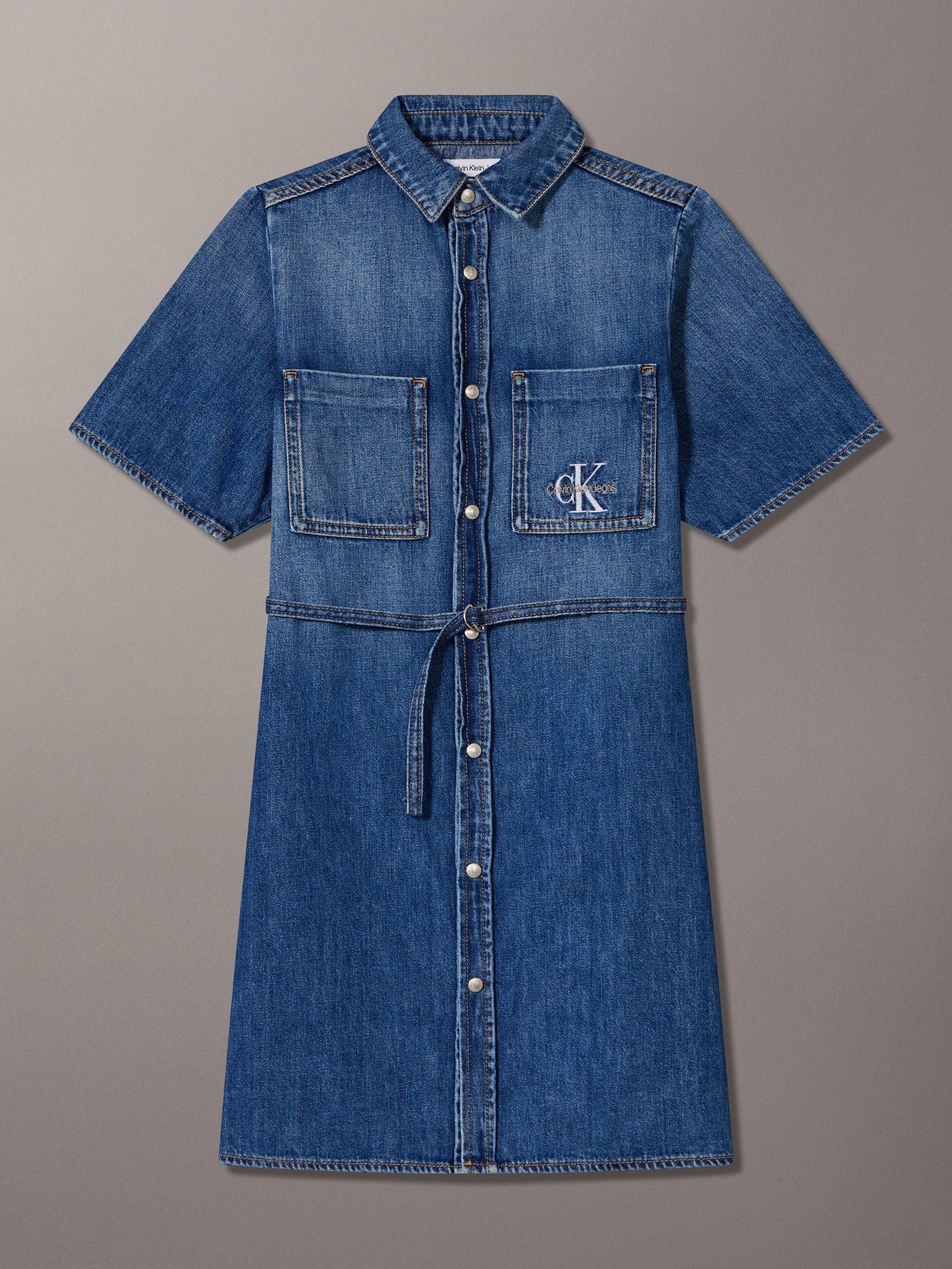 Her lip to Denim Shirt Belted Dress Sサイズ Her lip to Denim Shirt Belted Dress S