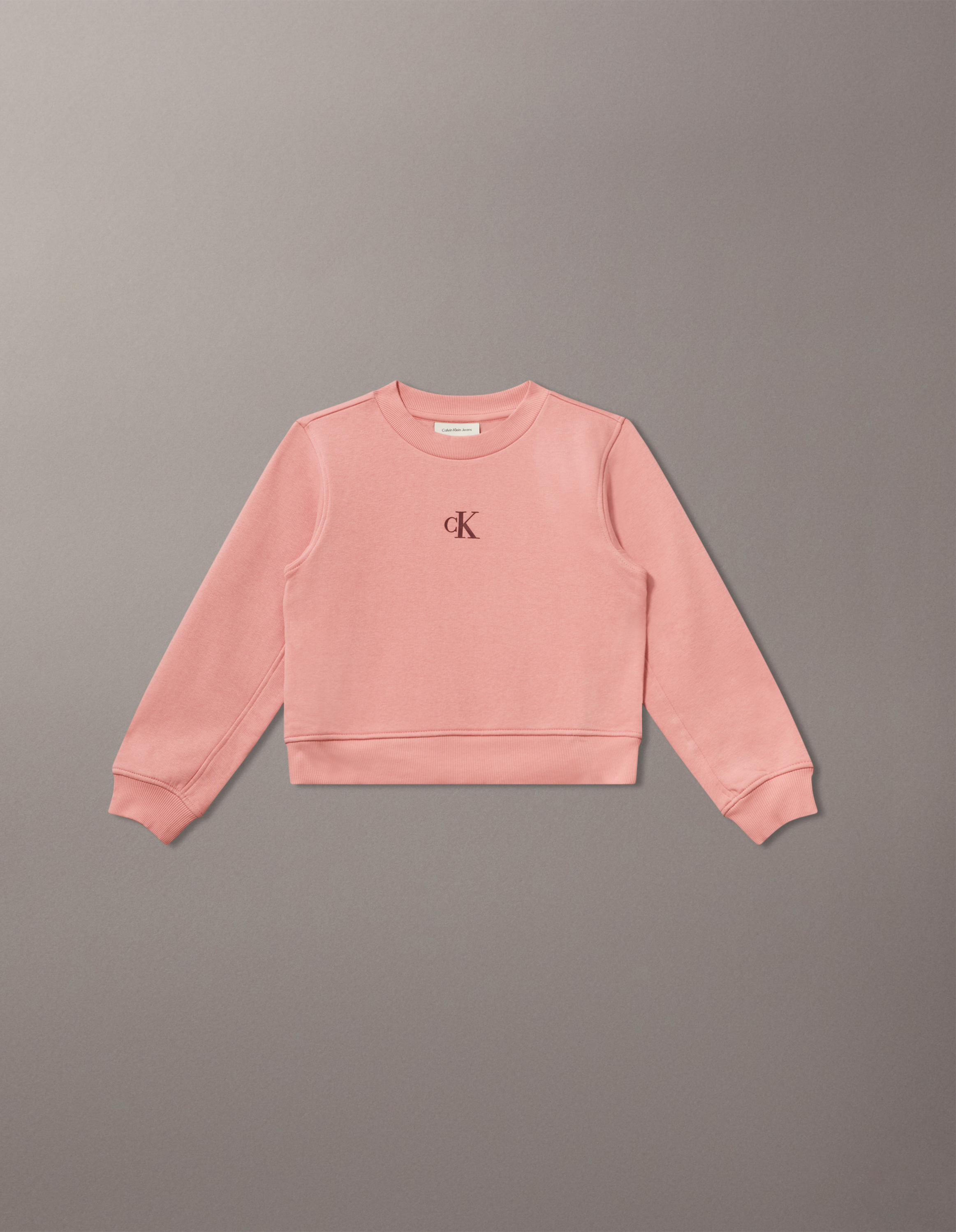 Girls Boxy Fleece Logo Sweatshirt