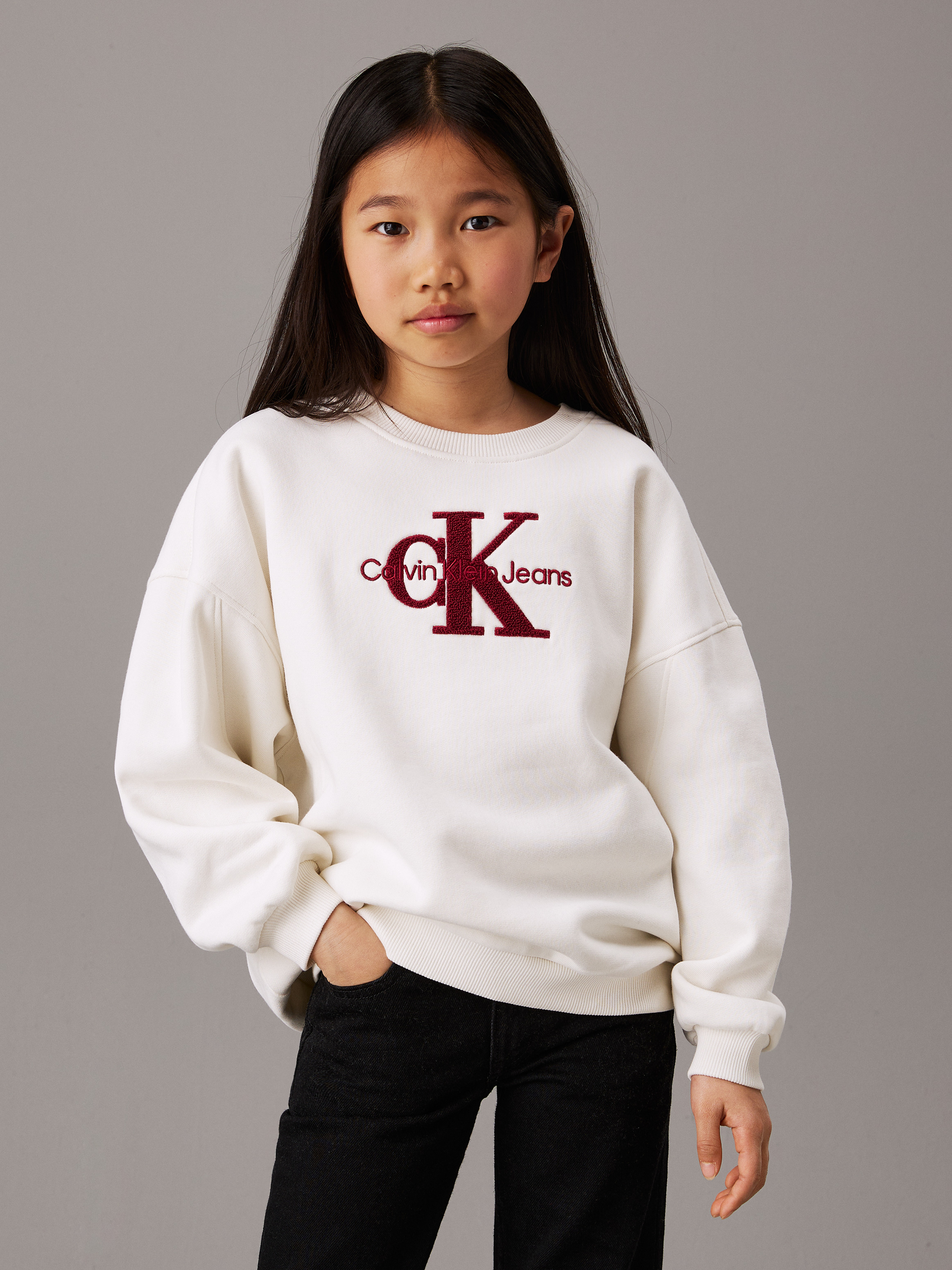Cotton Blend Fleece Hoodie | Hoodies | Calvin Klein