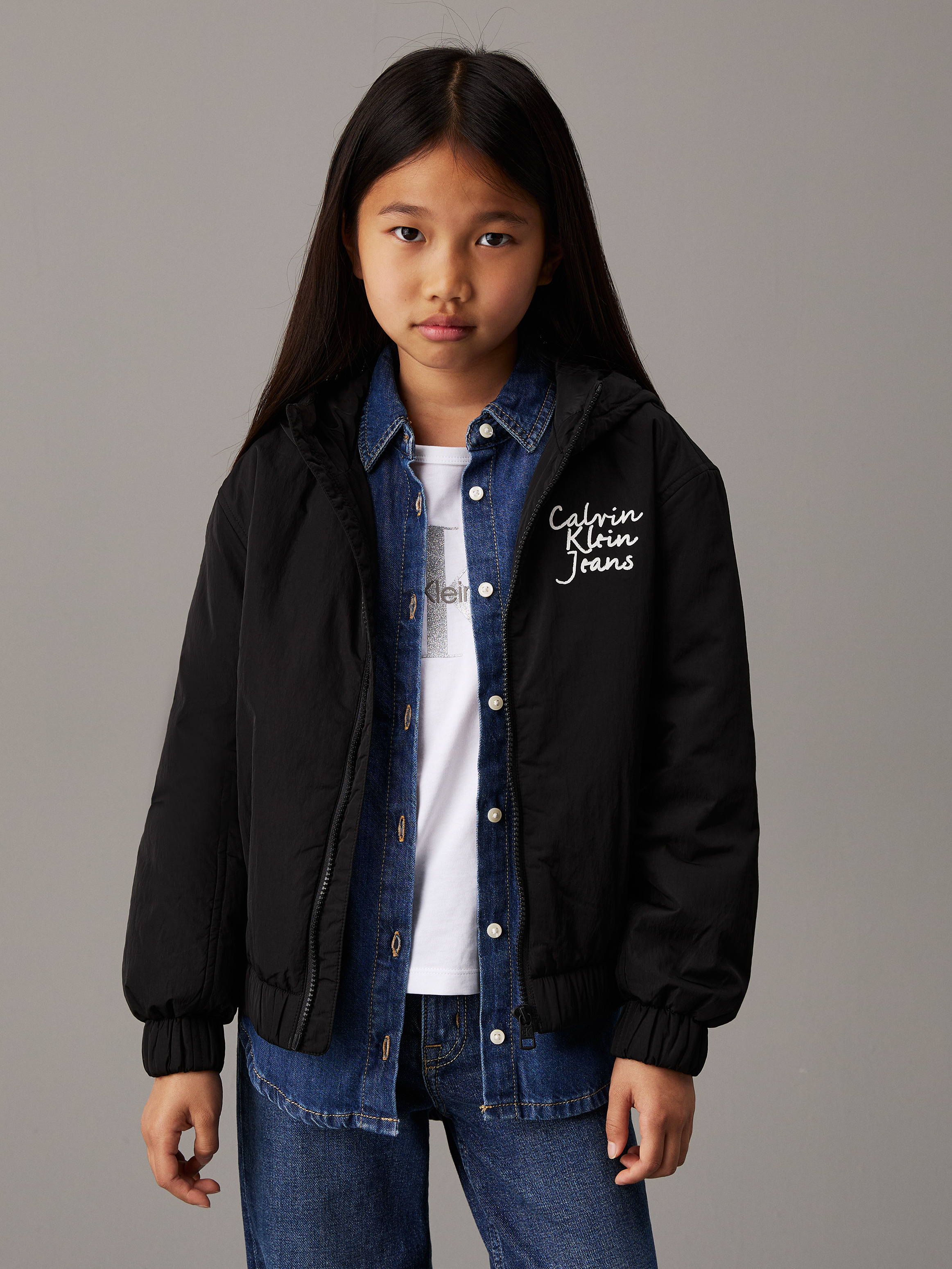 Back Washed Logo Zip Hoodie | Calvin Klein Back Washed Logo Zip Hoodie | Calvin Klein
