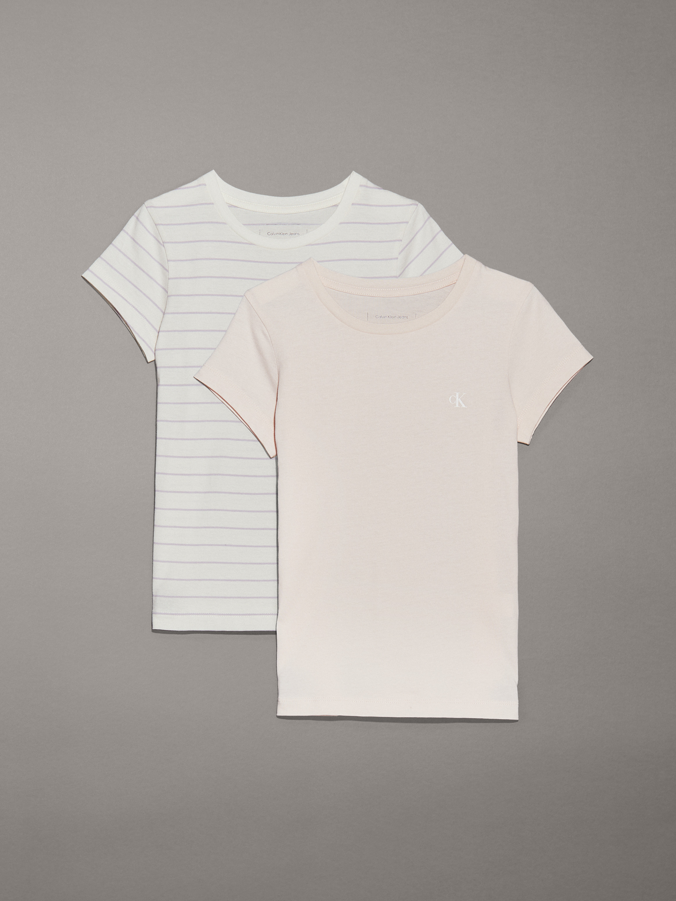 Girls 2 Pack Slim T-Shirts