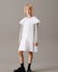 Girls Loose Poplin Ruched Dress