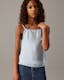 Girls Loose Denim Strap Top