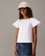 Girls Relaxed Poplin Ruched Blouse