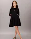 Girls Ribbed Long Sleeve Dress