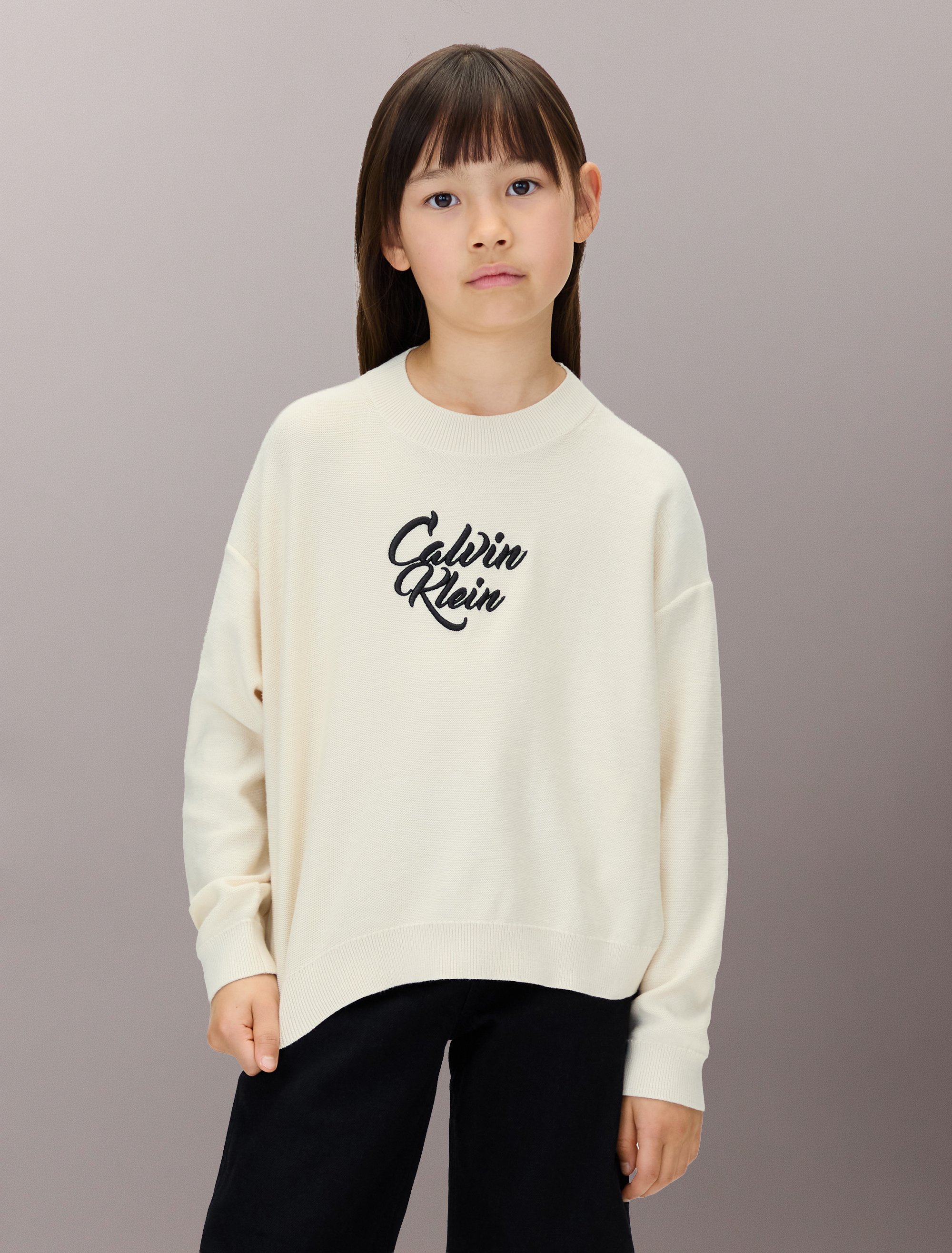 Girls Logo Jumper