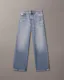 Girls High Rise Wide Leg Jeans
