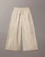 Girls Relaxed Striped Poplin Pants