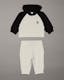 Newborn Colourblock Sweatsuit Set