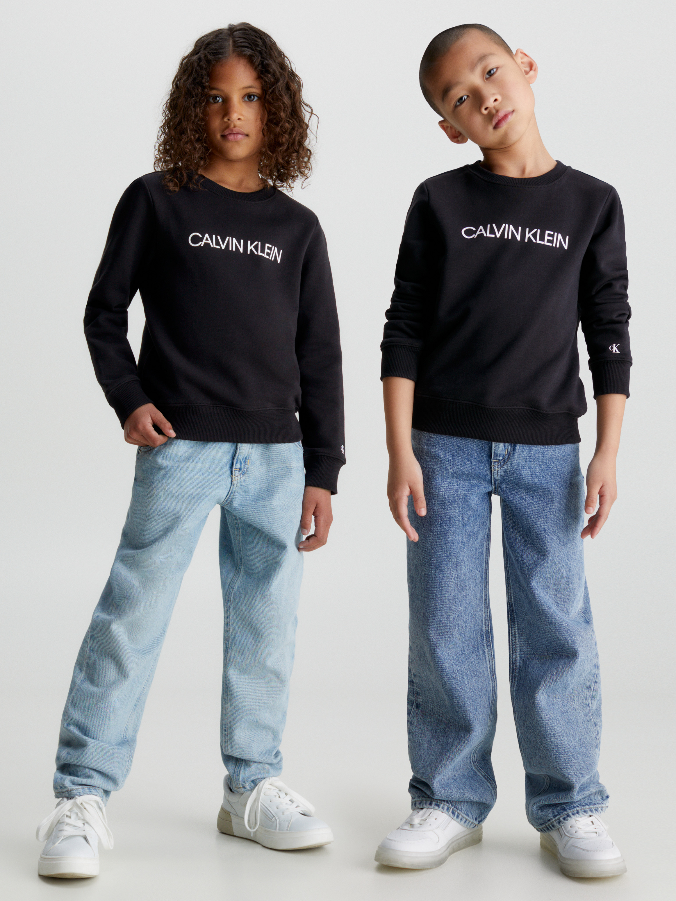 Kids Unisex 8 16 Logo Sweatshirt Calvin Klein