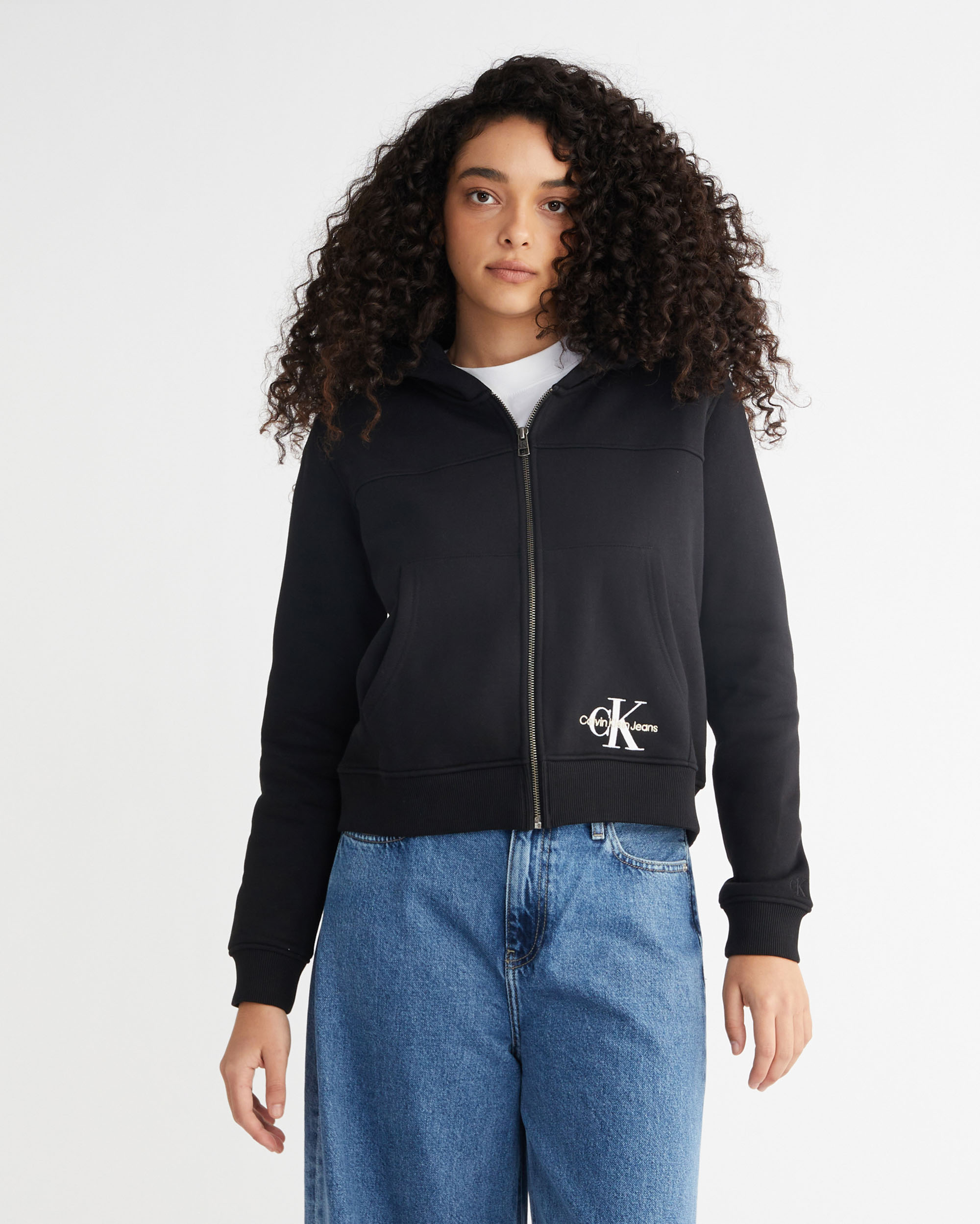 Calvin klein monogram discount jacket