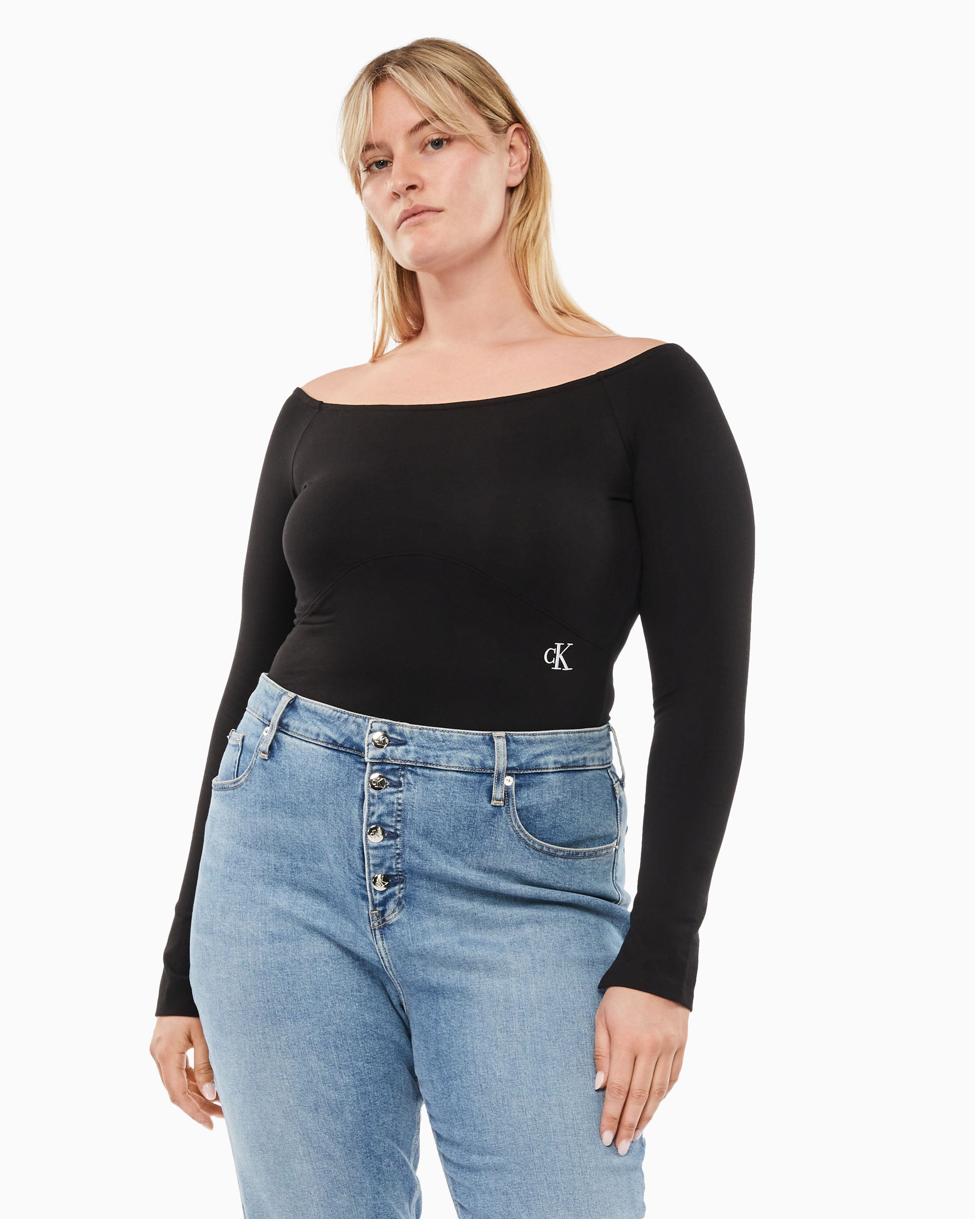 Calvin klein bardot discount top