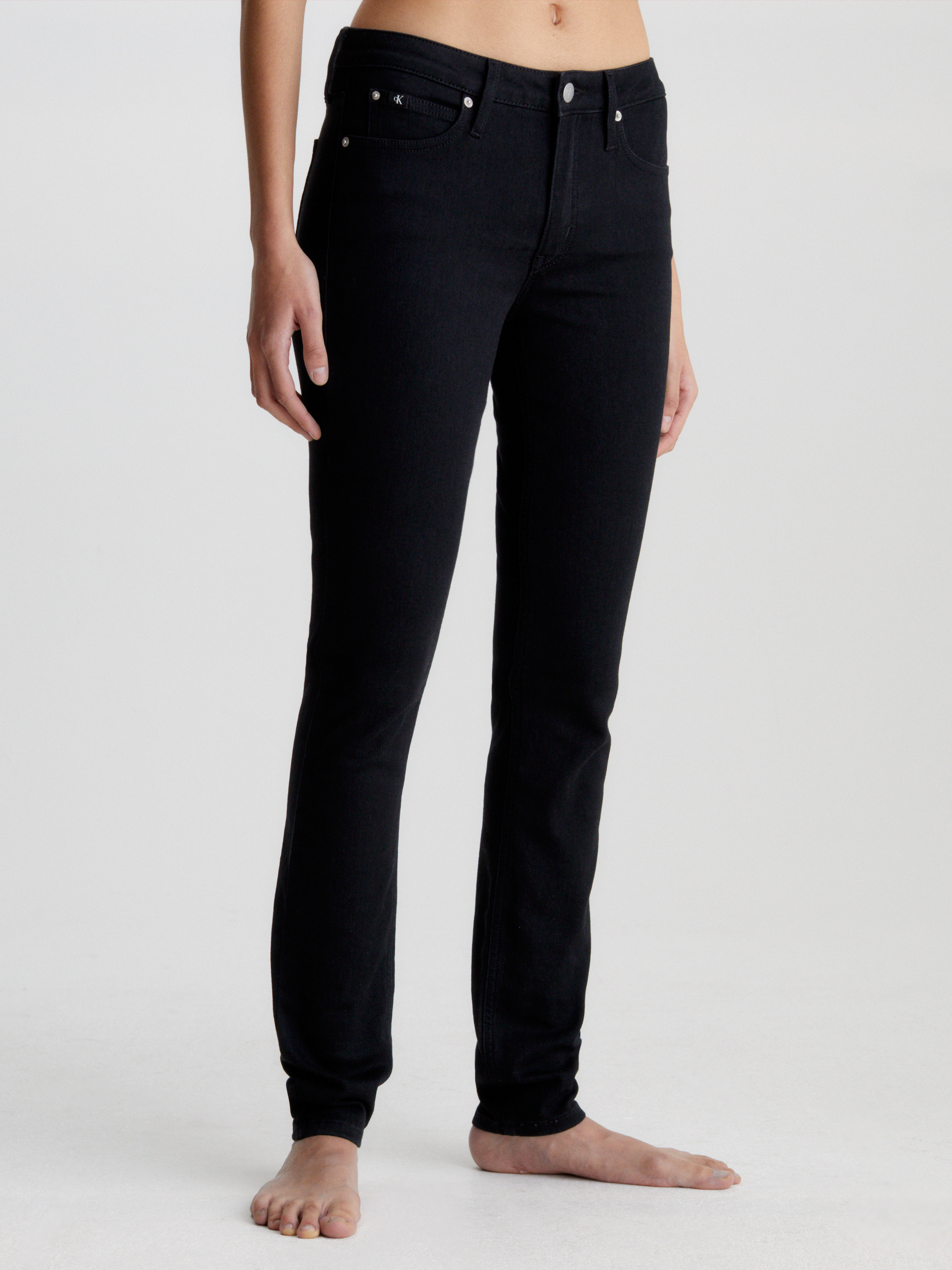 ★ ★Mid Rise Skinny Jeans CKロゴ スキニー デニム Mid Rise Skinny Jeans | Calvin Klein