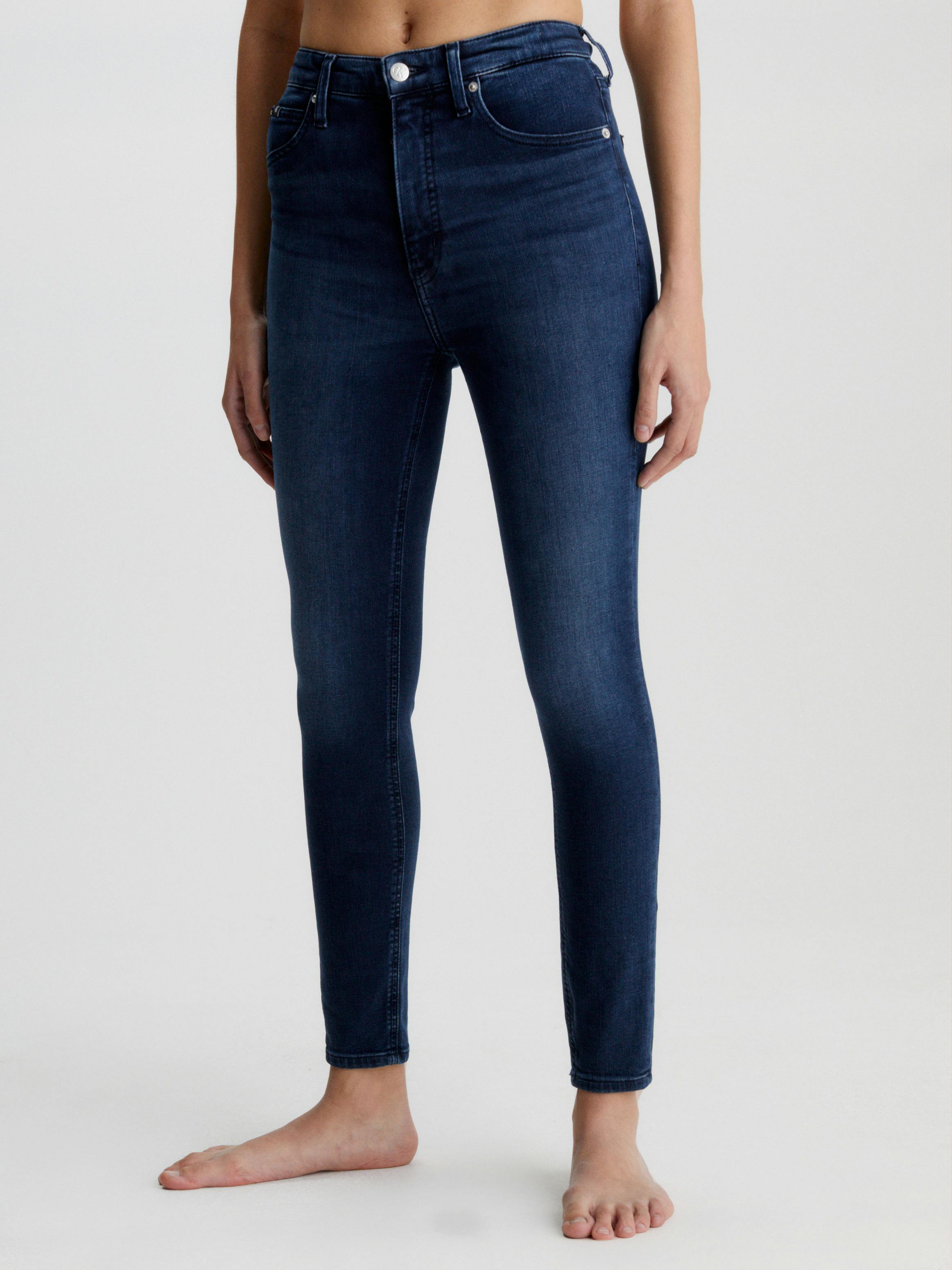 High Rise Super Skinny Ankle Jeans Calvin Klein - Main Image