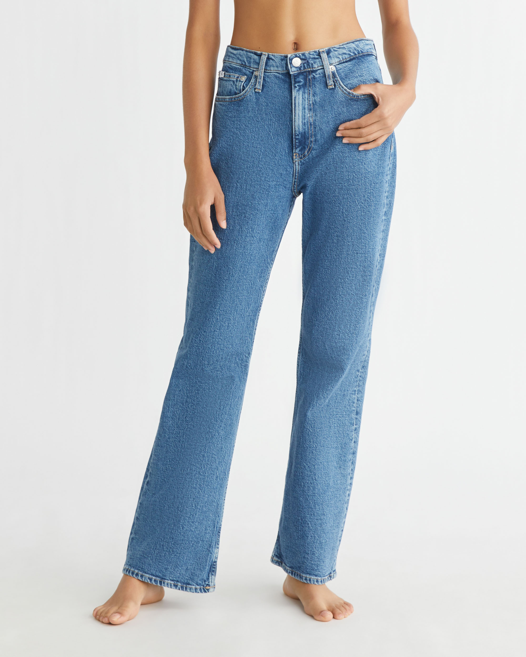 Calvin klein women's modern cheap bootcut jeans